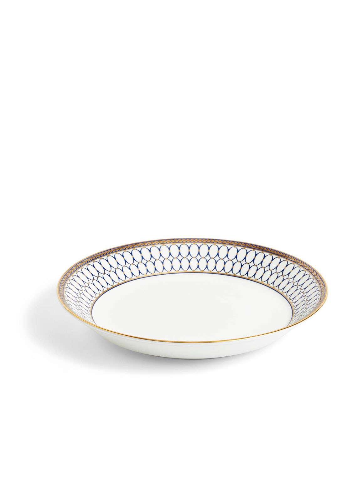 Wedgwood Renaissance Gold diep bord 22 cm - voorkant 4 gebroken wit