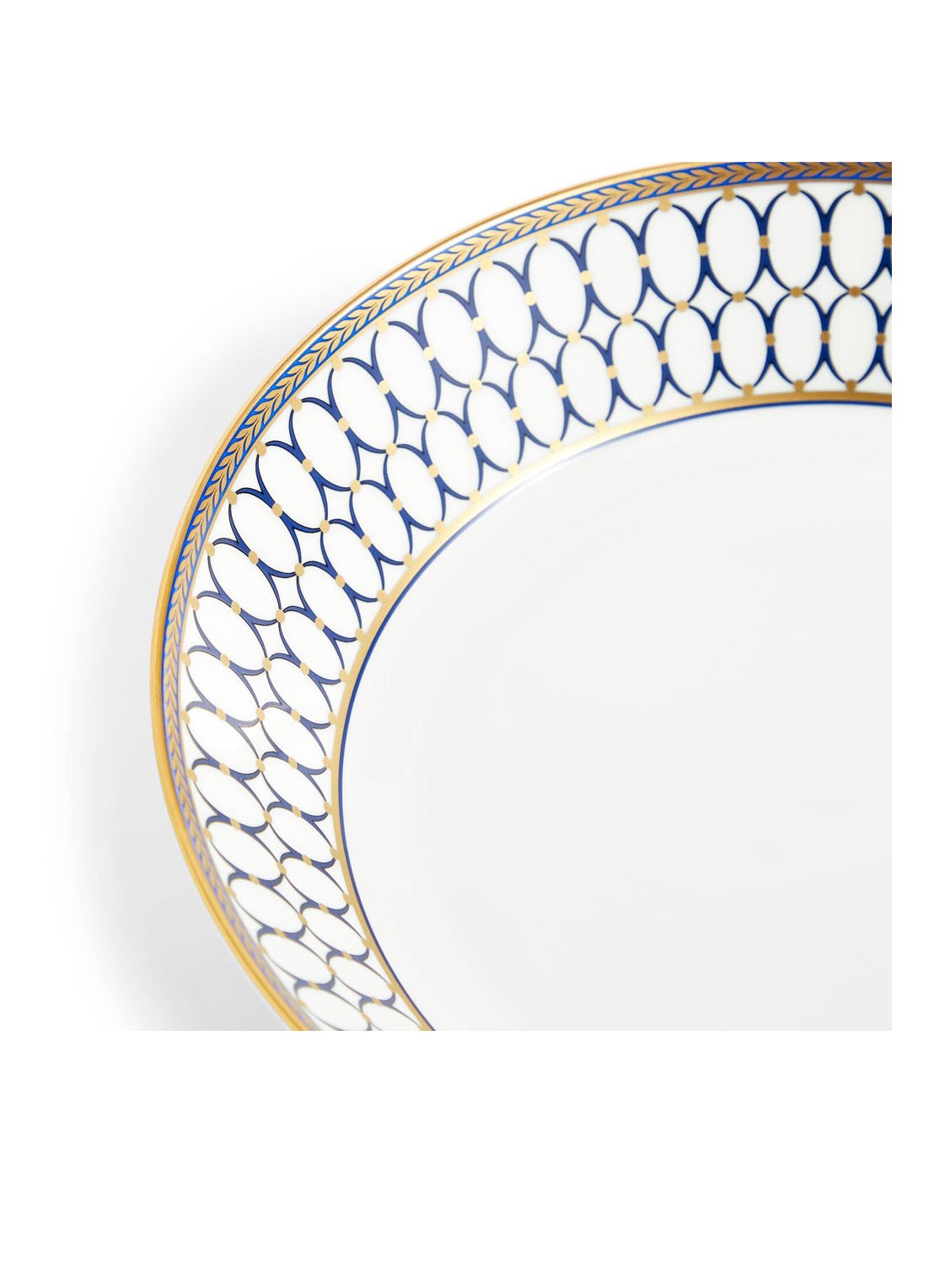 Wedgwood Renaissance Gold diep bord 24 cm - detail 3 gebroken wit