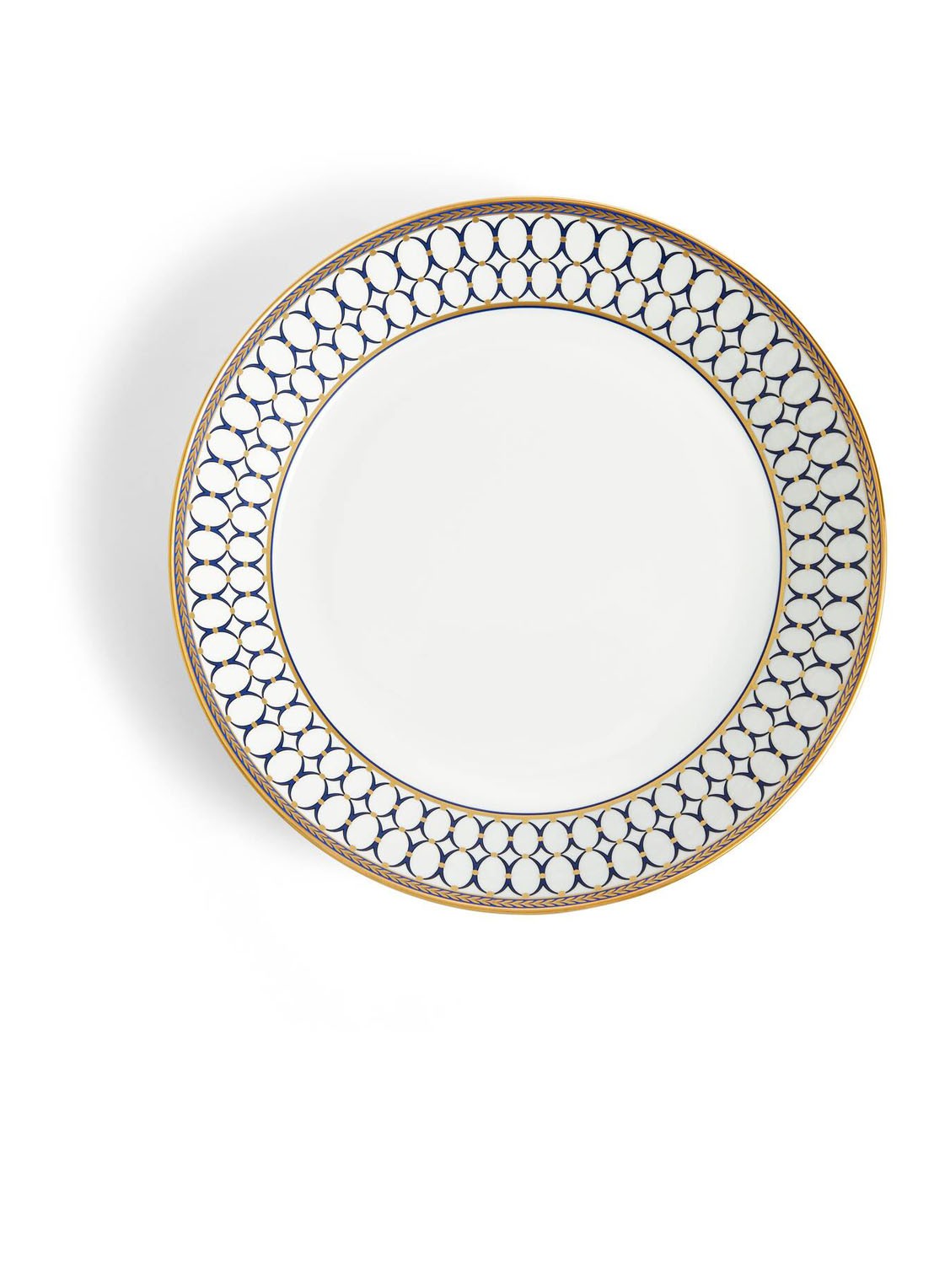 Wedgwood Renaissance Gold diep bord 24 cm - voorkant gebroken wit