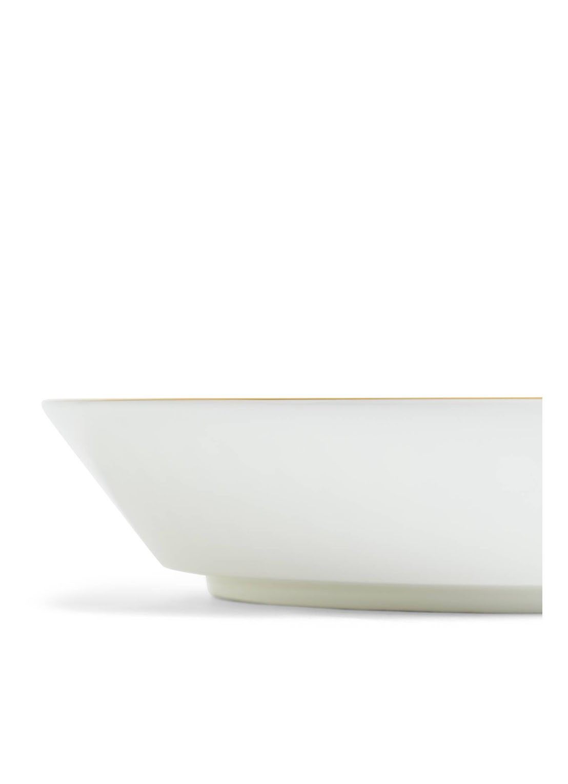 Wedgwood Renaissance Gold diep bord 24 cm - voorkant 2 gebroken wit