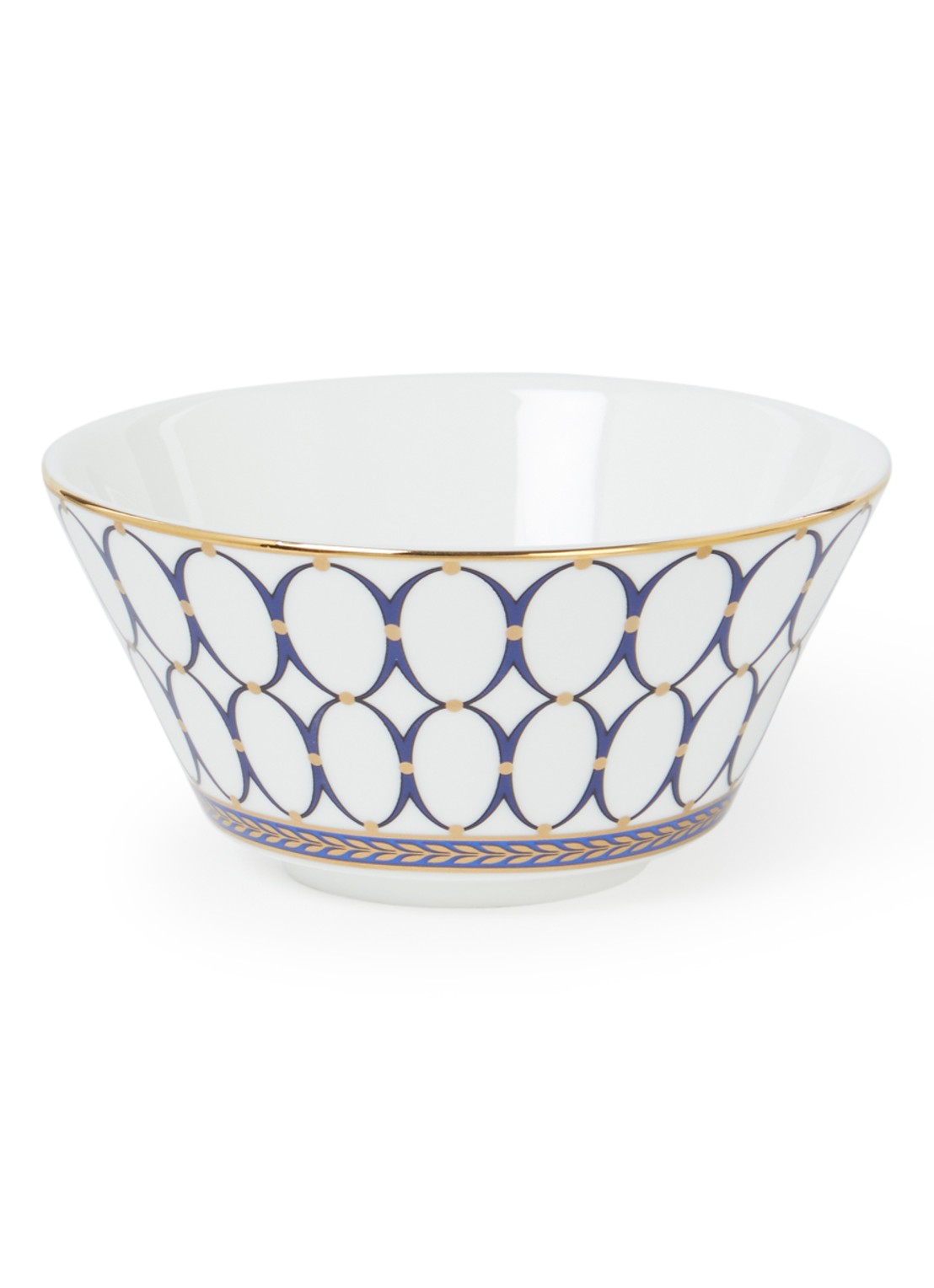 Wedgwood Renaissance Gold kom 11 cm - voorkant gebroken wit