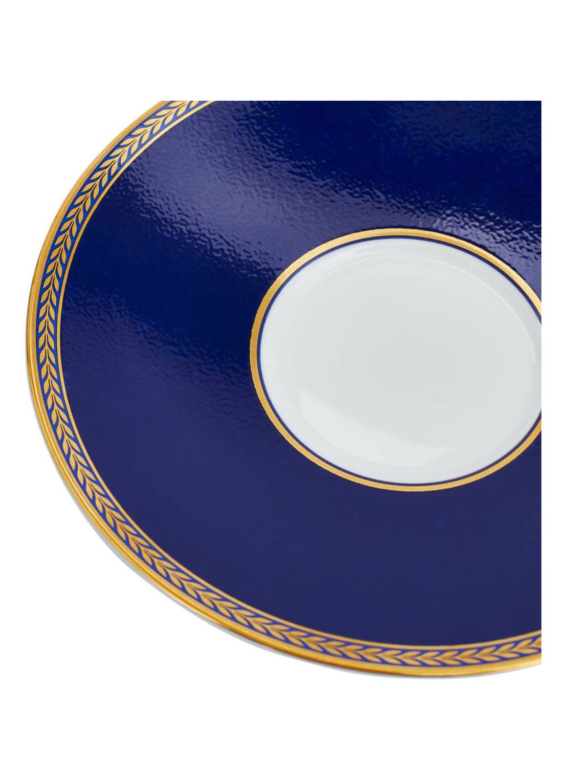 Wedgwood Renaissance Gold kop en schotel 22 cl set van 2 - achterkant donkerblauw