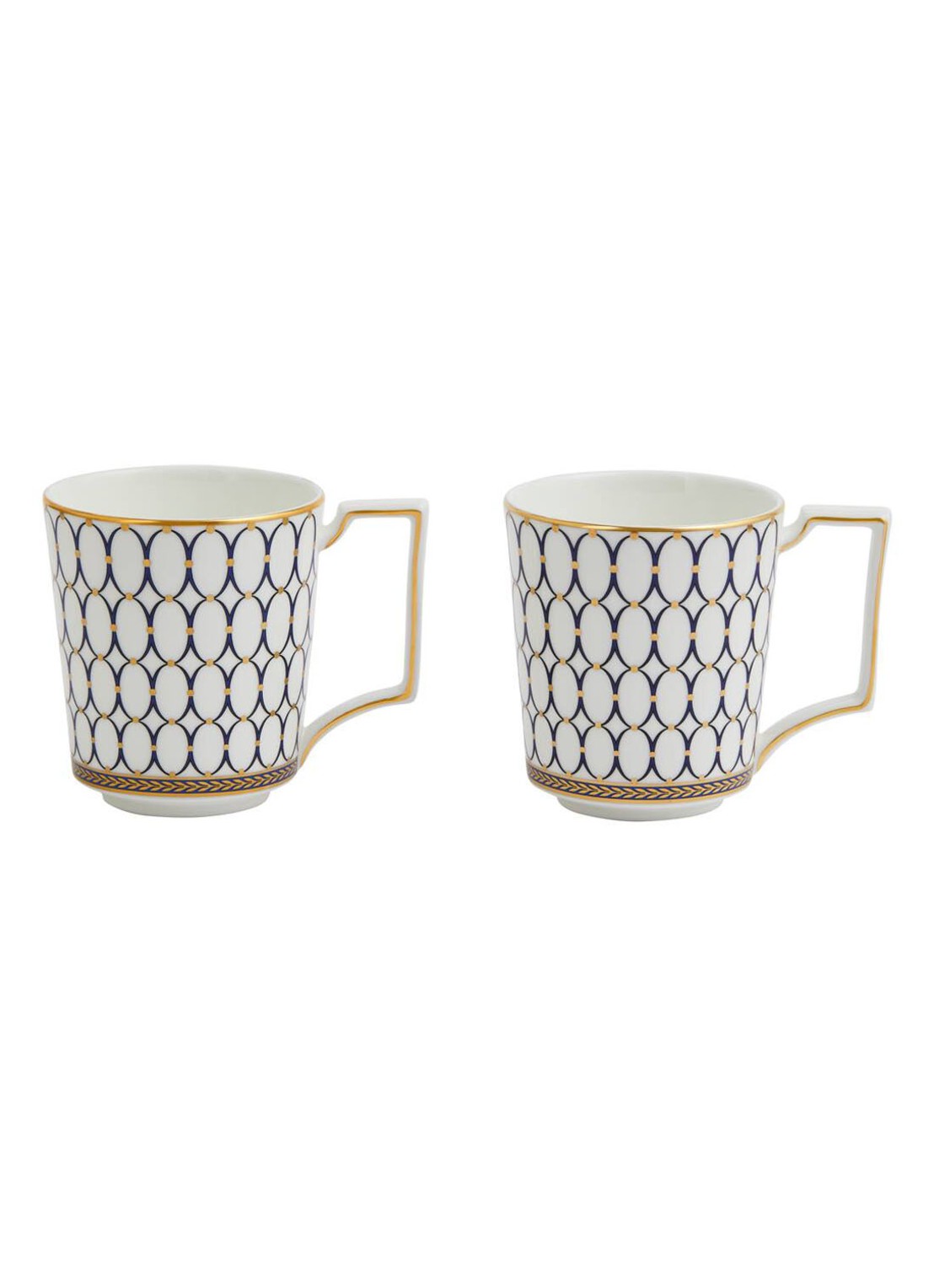 Wedgwood Renaissance Gold kopje 30 cl set van 2 - voorkant 3 wit