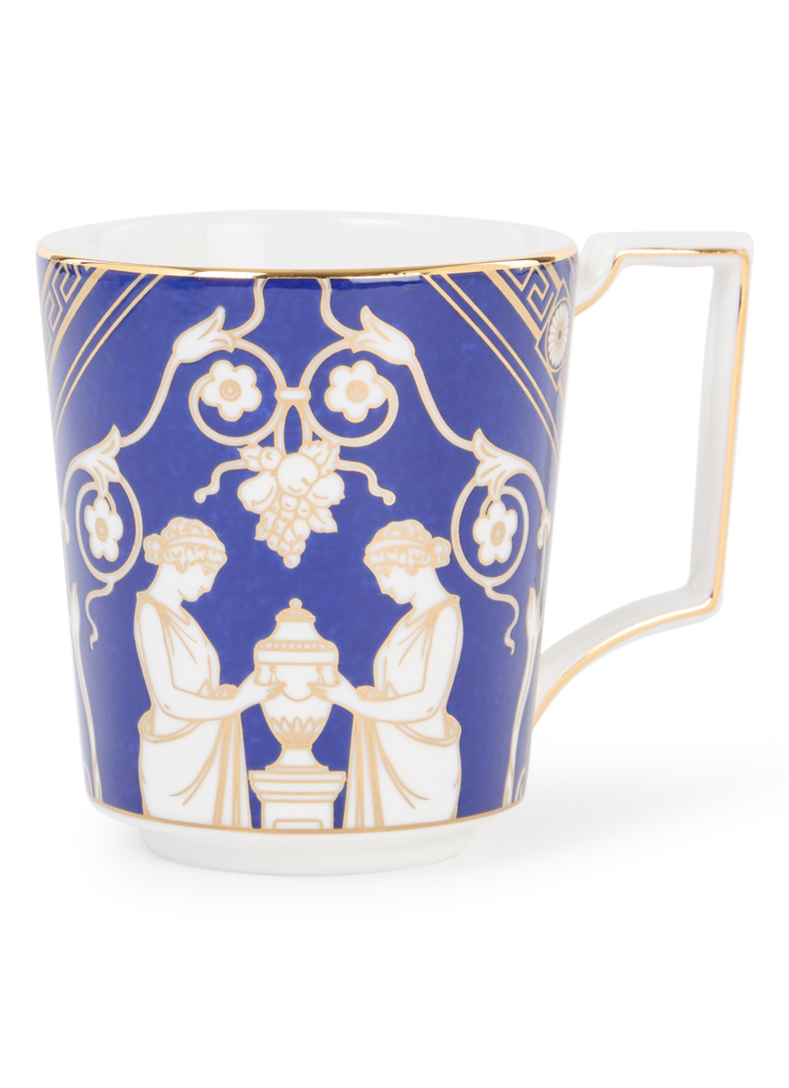 Wedgwood Renaissance Gold kopje 30 cl - voorkant donkerblauw