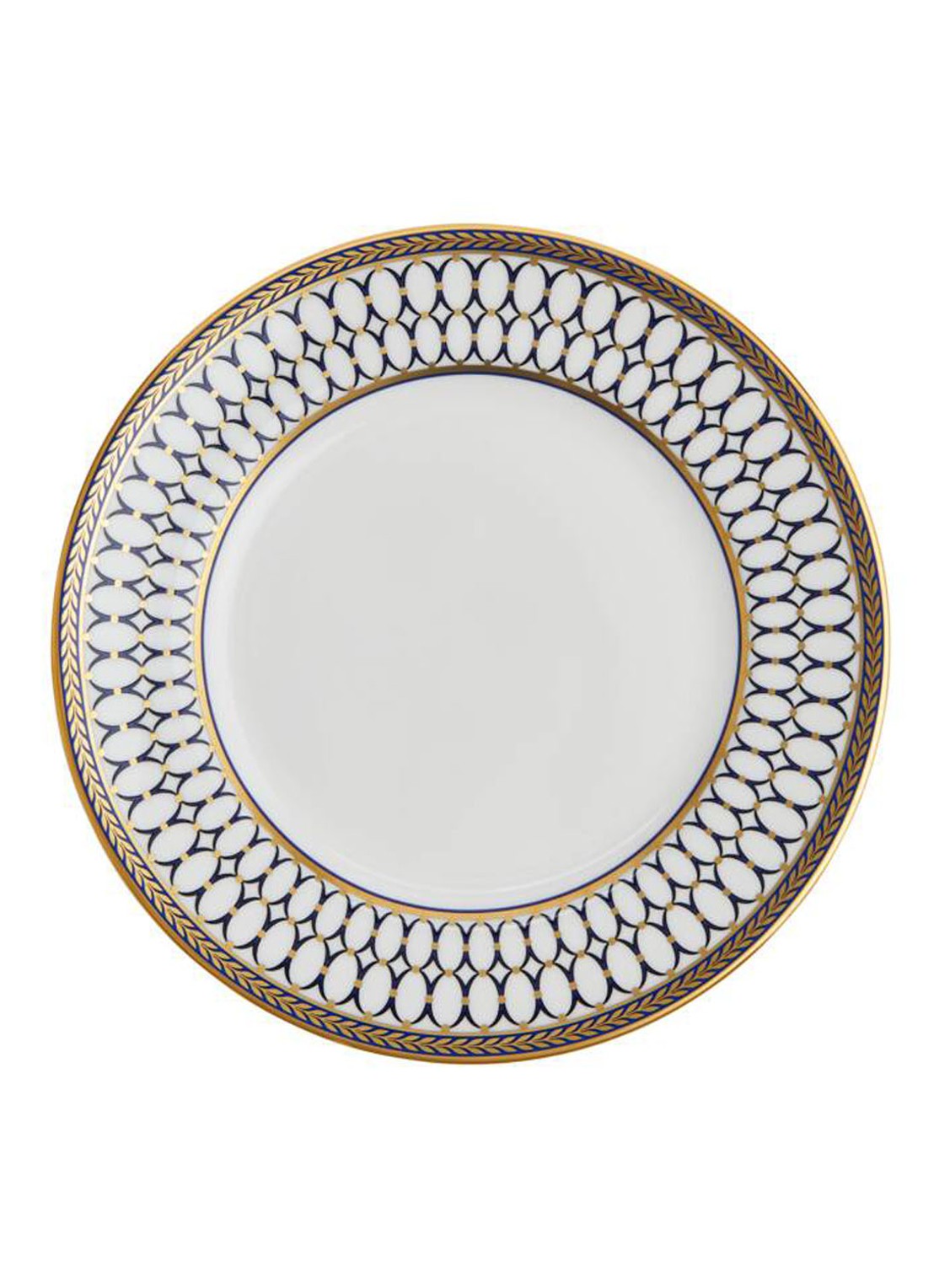 Wedgwood Renaissance Gold ontbijtbord 18 cm - achterkant wit