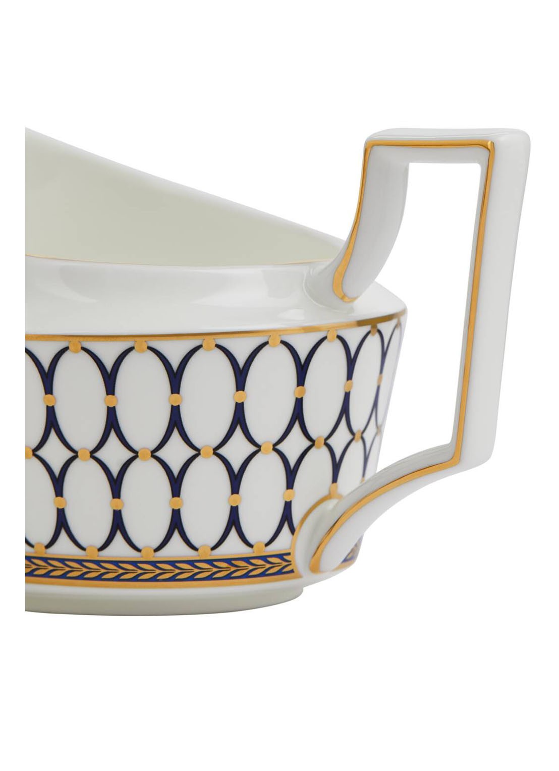 Wedgwood Renaissance Gold sauskom 400 ml - achterkant 4 gebroken wit