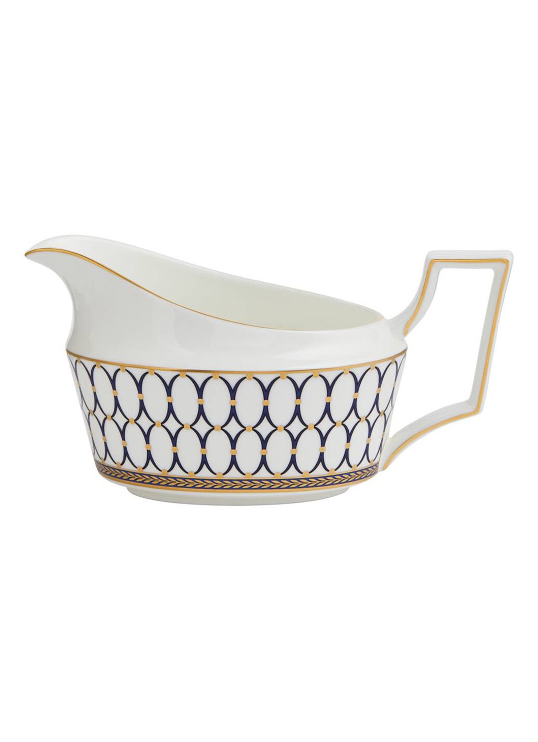 Wedgwood Renaissance Gold sauskom 400 ml - voorkant gebroken wit