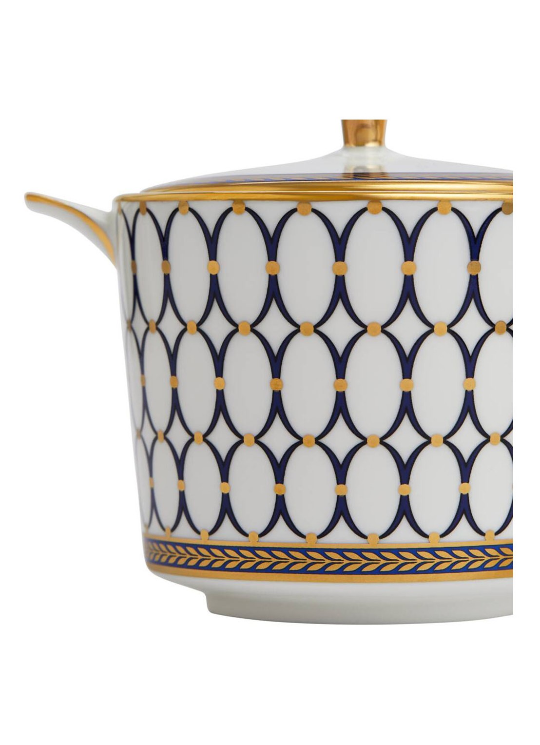 Wedgwood Renaissance Gold suikerpotje 20 cl - detail gebroken wit