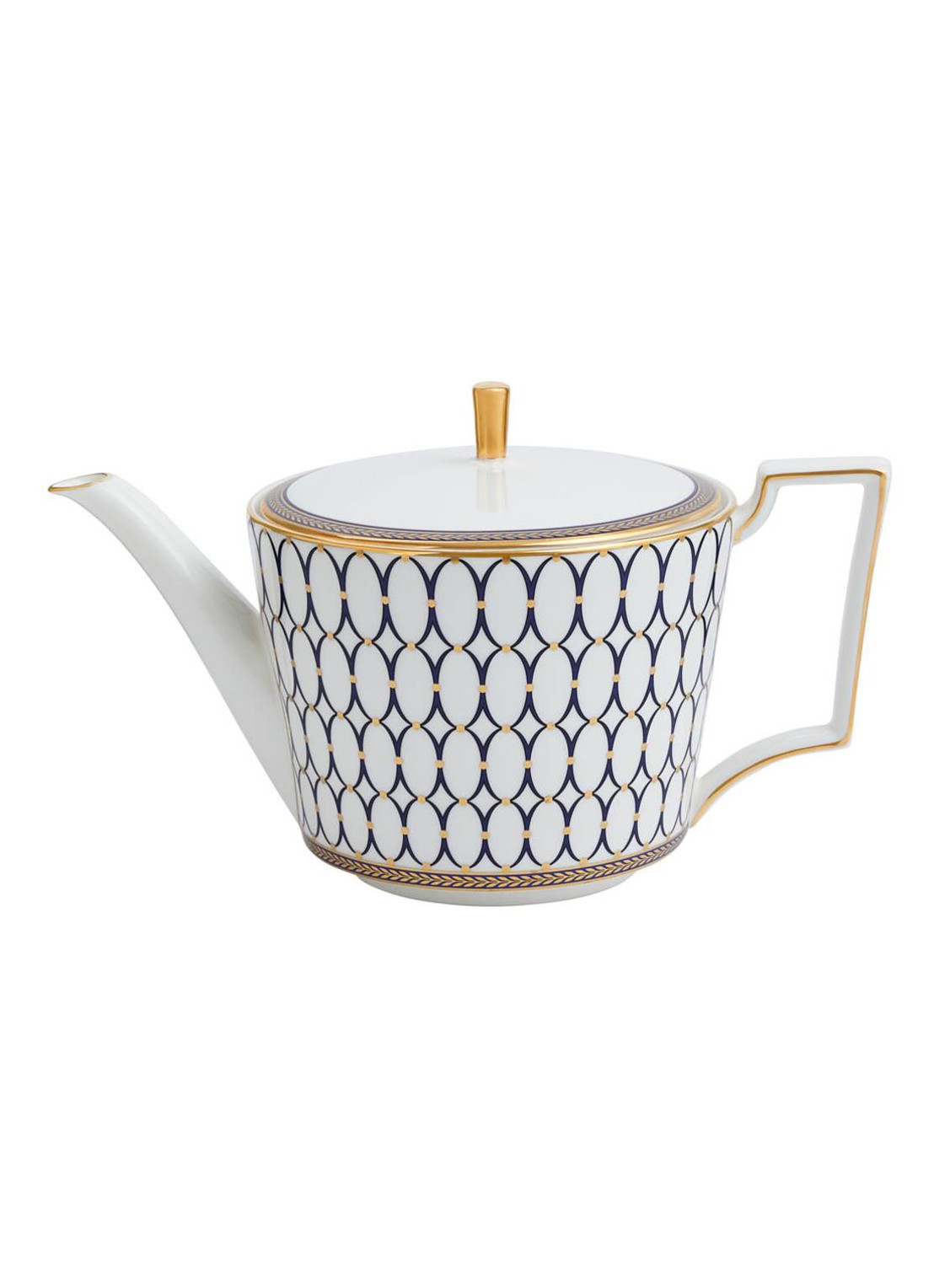 Wedgwood Renaissance Gold Teaset - achterkant 3 royalblauw