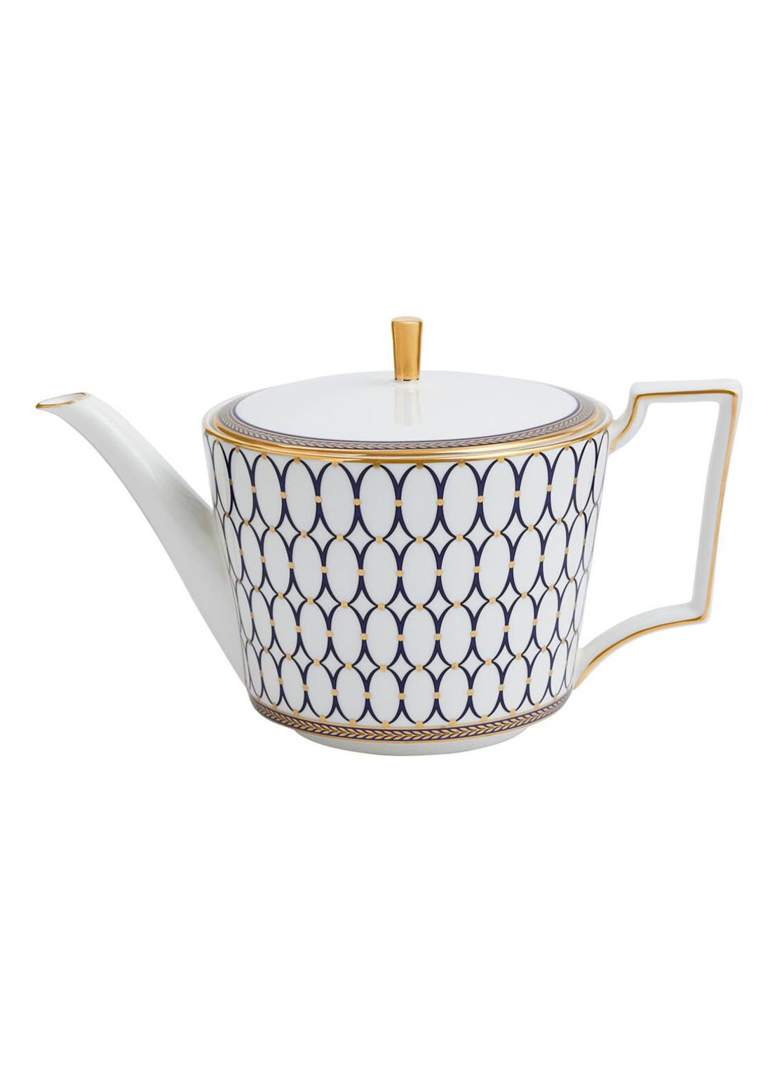 Wedgwood Renaissance Gold theepot 1 liter - voorkant gebroken wit