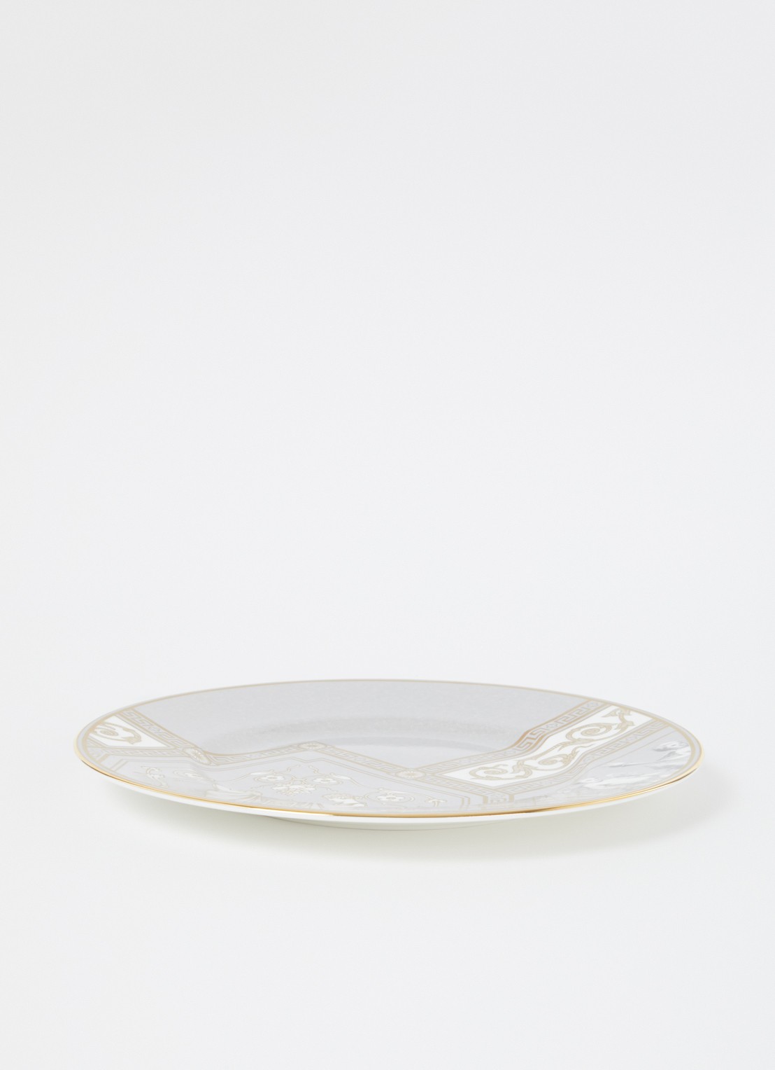 Wedgwood Renaissance Grey dinerbord 23 cm - voorkant 4 grijs