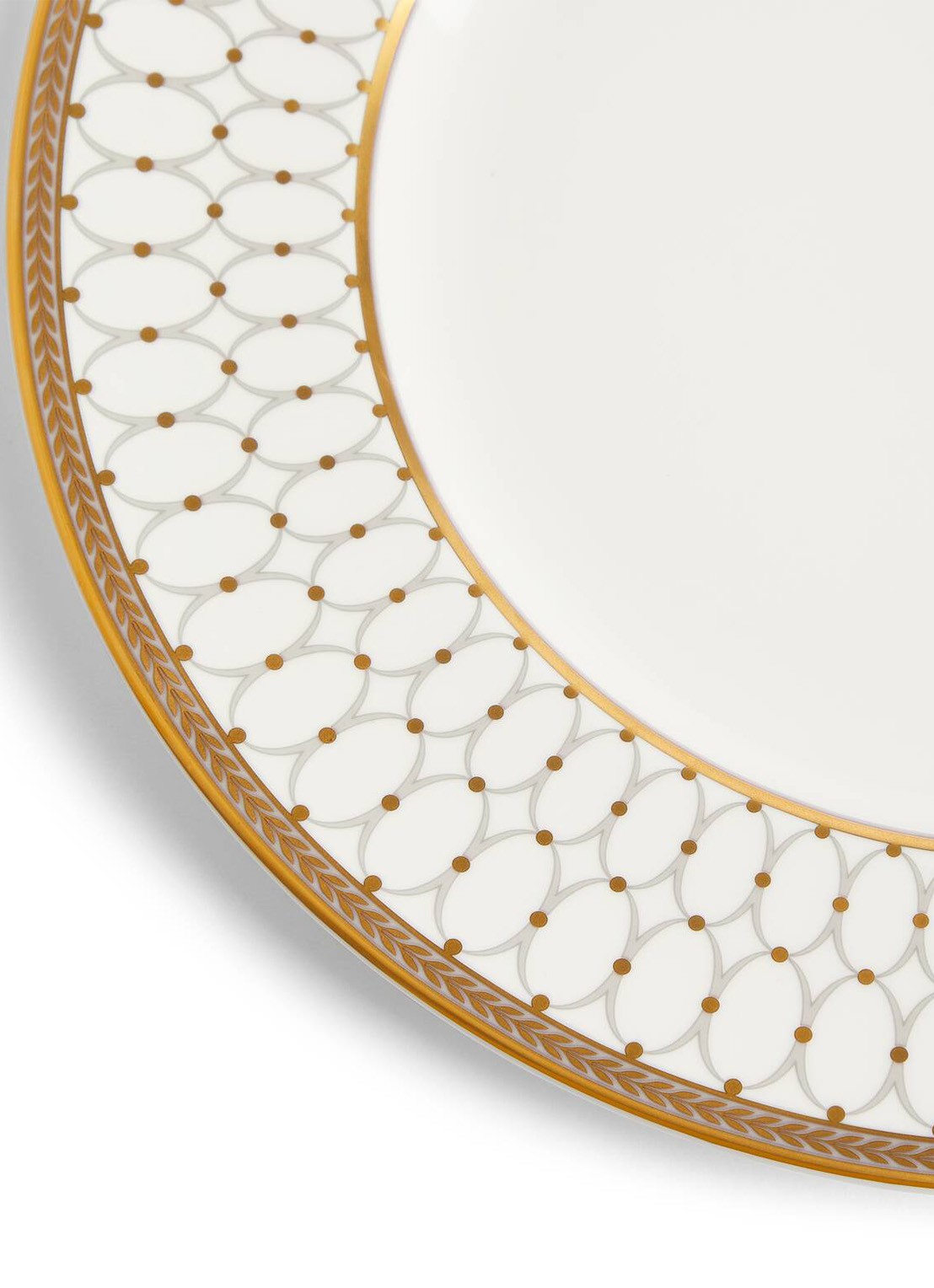 Wedgwood Renaissance Grey dinerbord 27 cm  - detail 2 wit