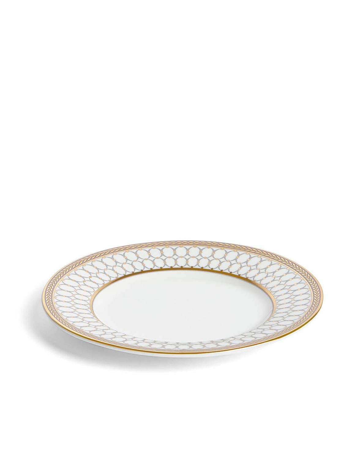 Wedgwood Renaissance Grey gebaksbordje15,4 cm  - voorkant 5 wit