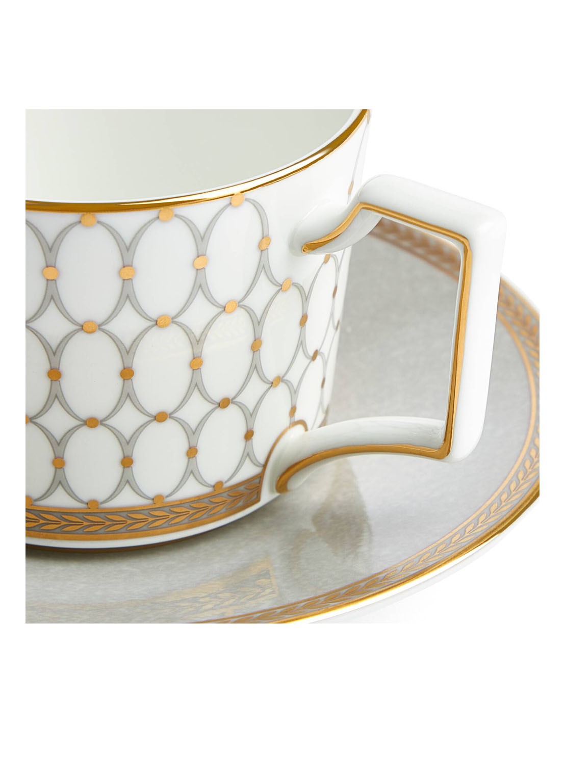 Wedgwood Renaissance Grey kop en schotel 25 cl - detail 2 grijs