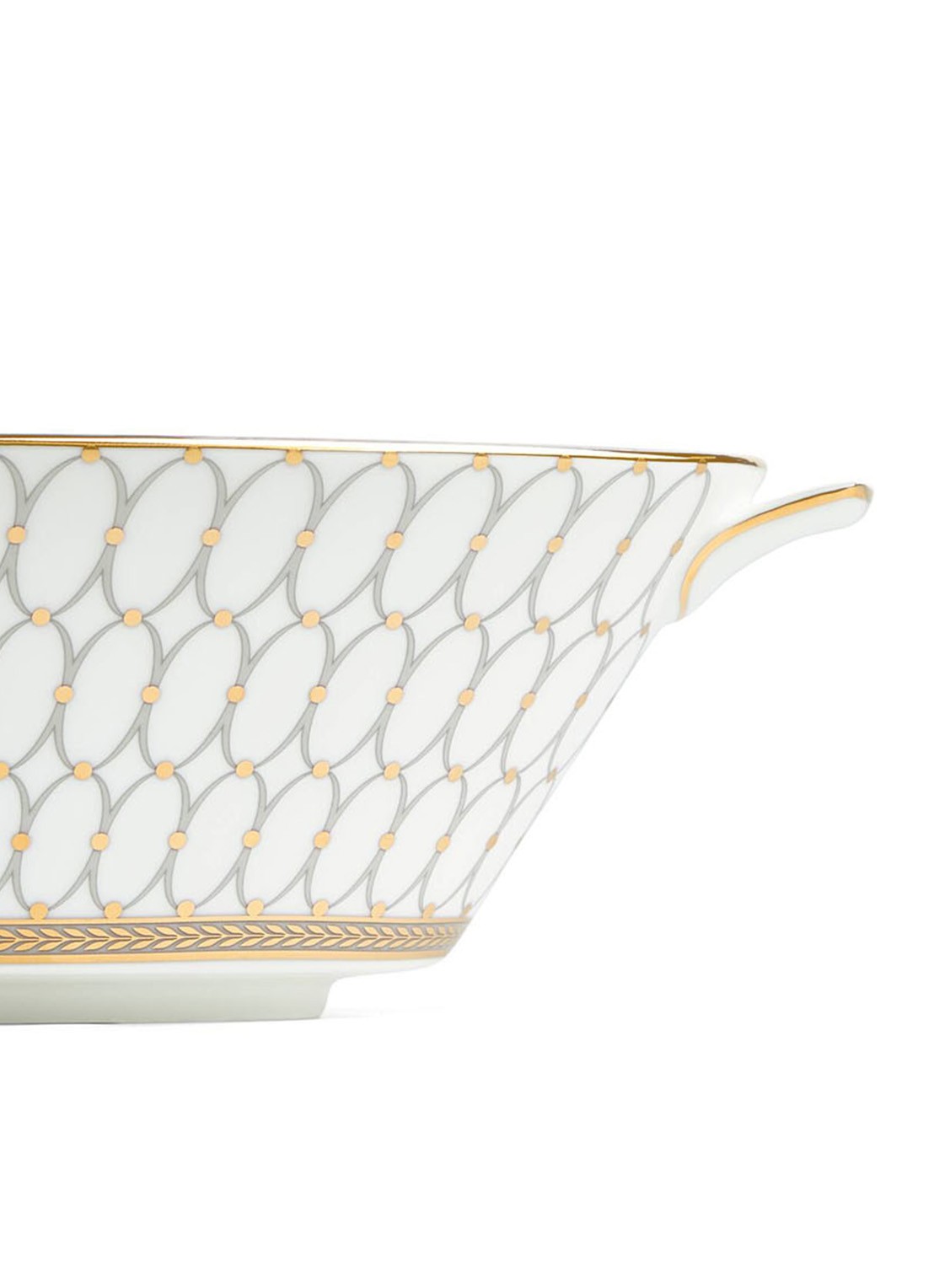 Wedgwood Renaissance Grey serveerschaal 34 cm  - detail 4 wit
