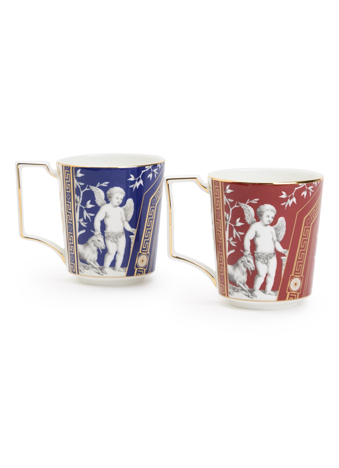 Wedgwood Renaissance Mix kopje 30 cl set van 2 in geschenkdoos - voorkant donkerblauw