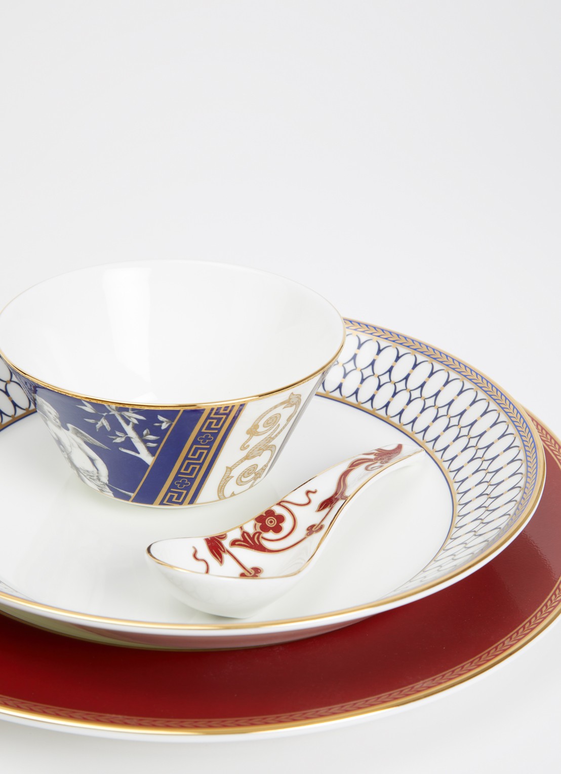 Wedgwood Renaissance Mixed serviesset 8-delig - detail wit