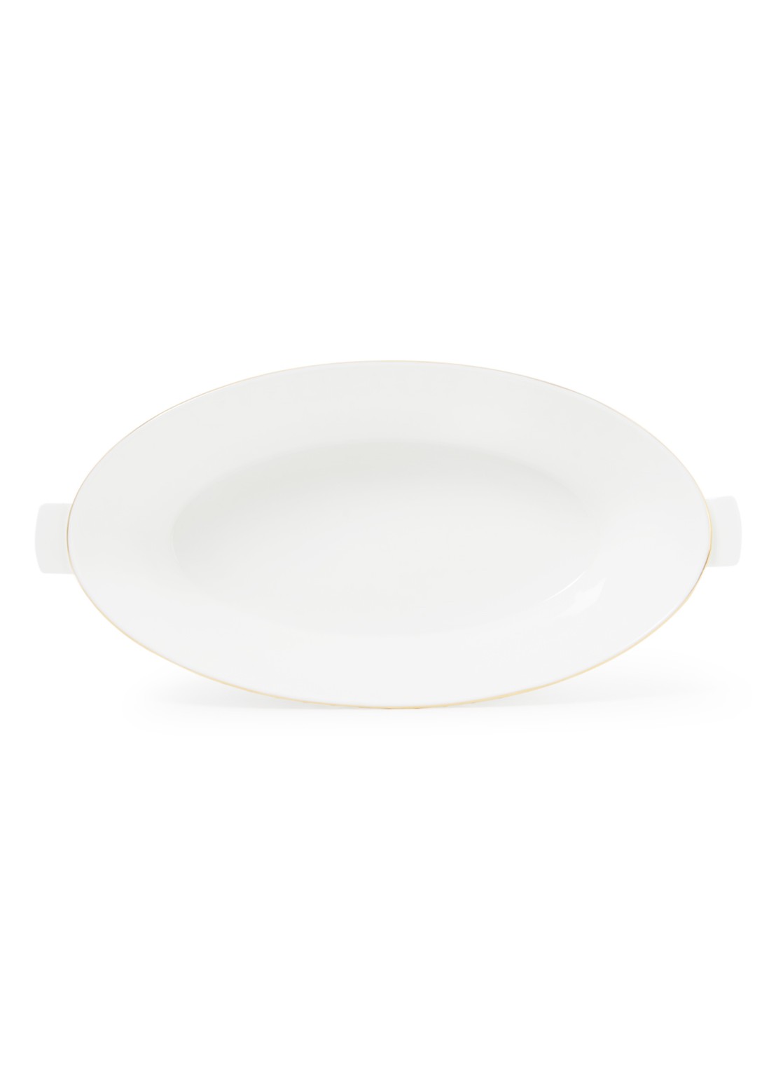 Wedgwood Renaissance Open saladeschaal 33 cm - voorkant 2 donkerblauw