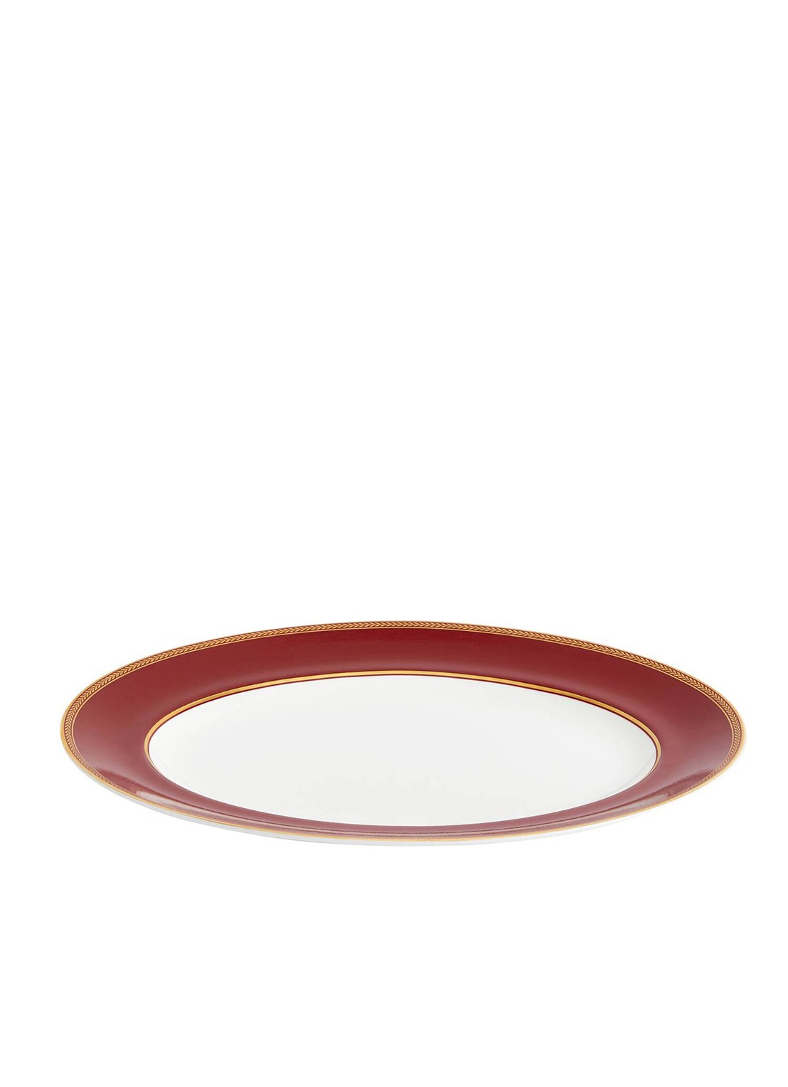 Wedgwood Renaissance Red serveerschaal 35 cm - detail 4 rood