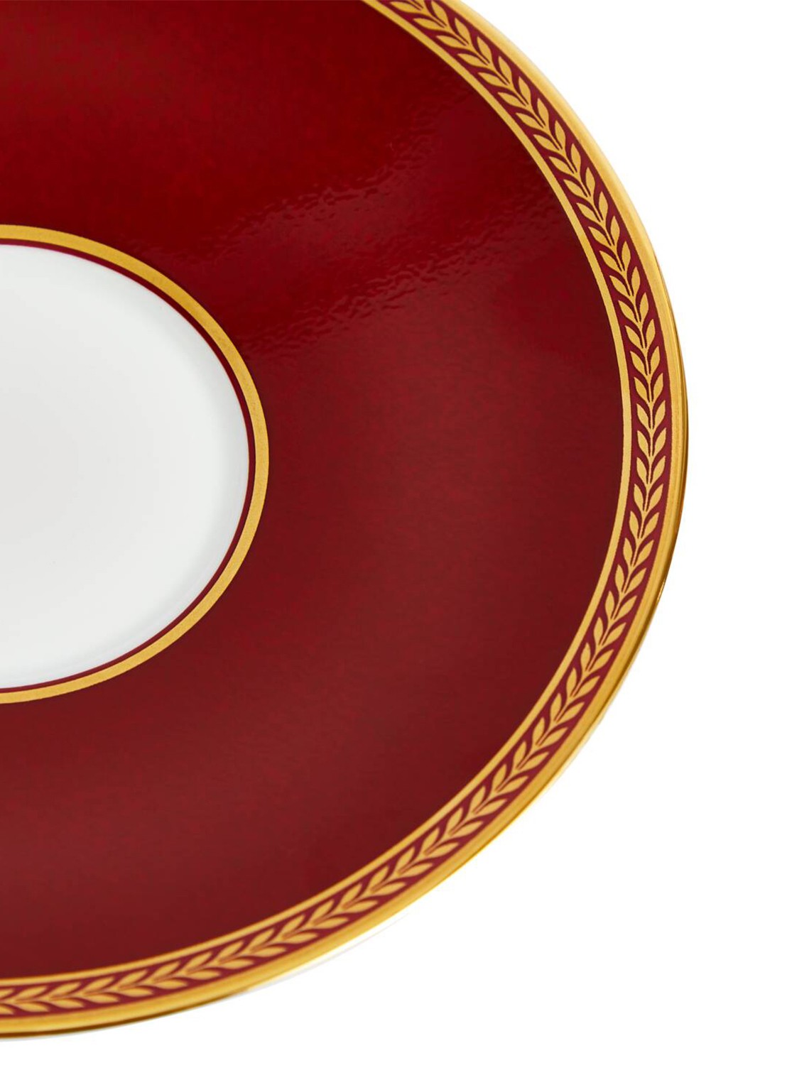 Wedgwood Renaissance Red theekopje en schotel 22 cl in giftbox - detail 2 rood