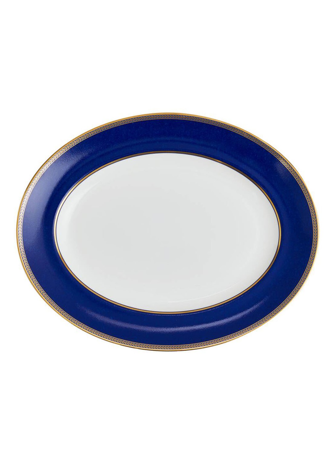 Wedgwood Renaissance serveerschaal 35cm - detail 4 royalblauw