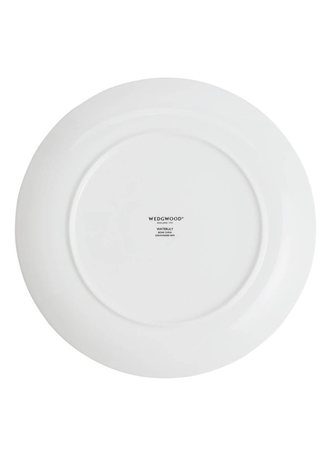 Wedgwood Waterlily Plate 27cm Bxd - voorkant 2 wit