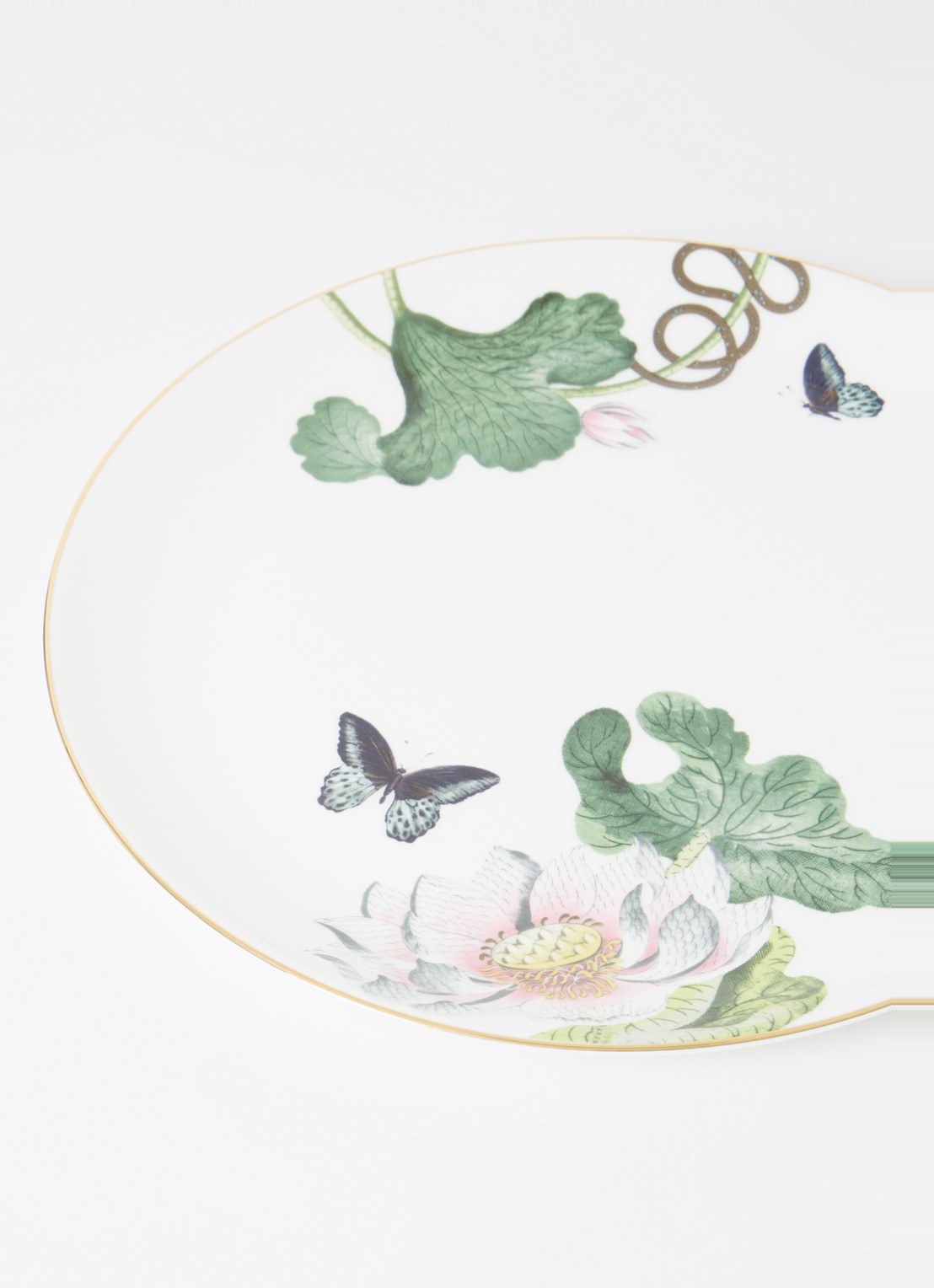 Wedgwood Waterlily Plate 27cm Bxd - detail 5 wit