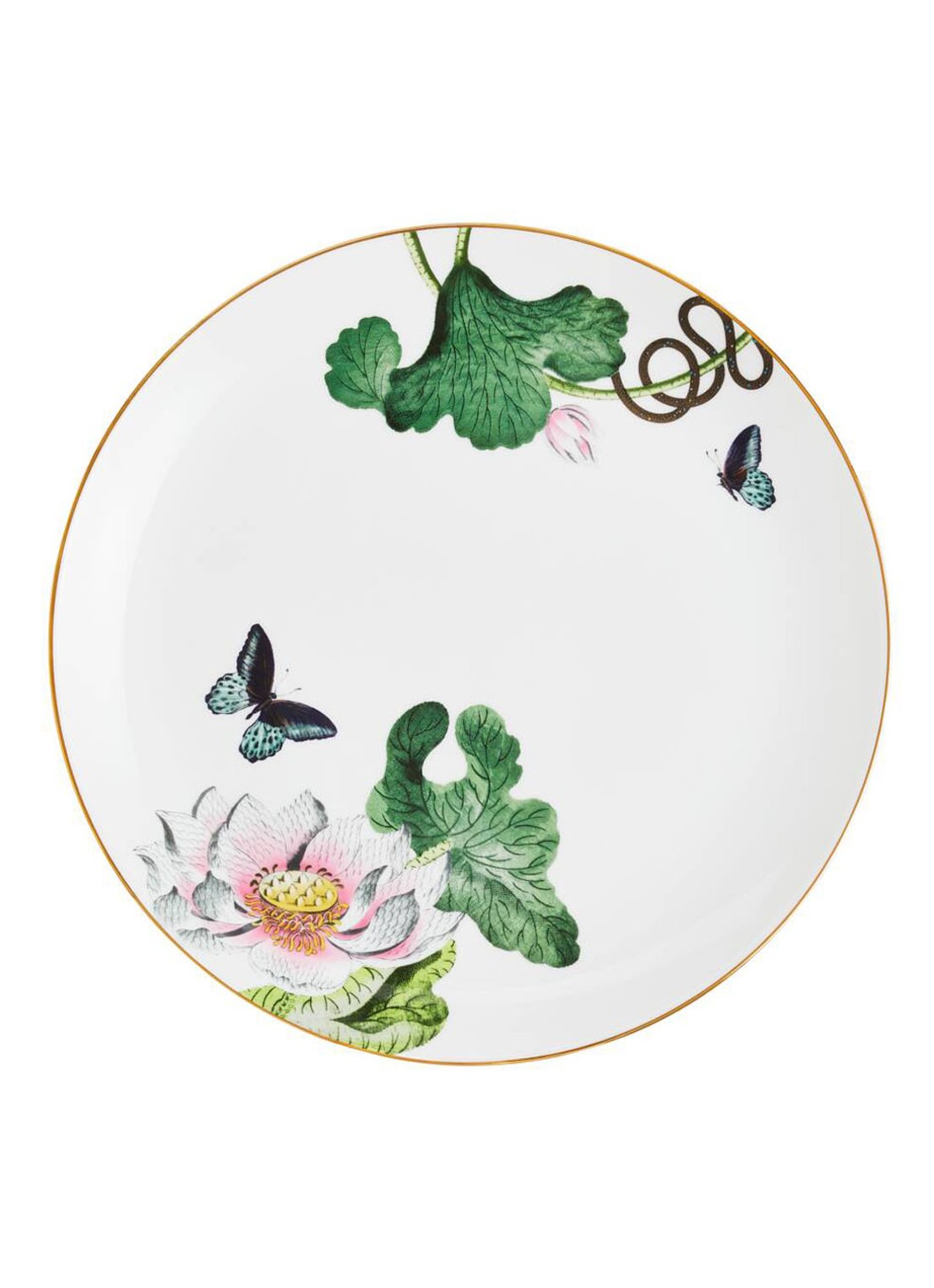 Wedgwood Waterlily Plate 27cm Bxd - detail 6 wit