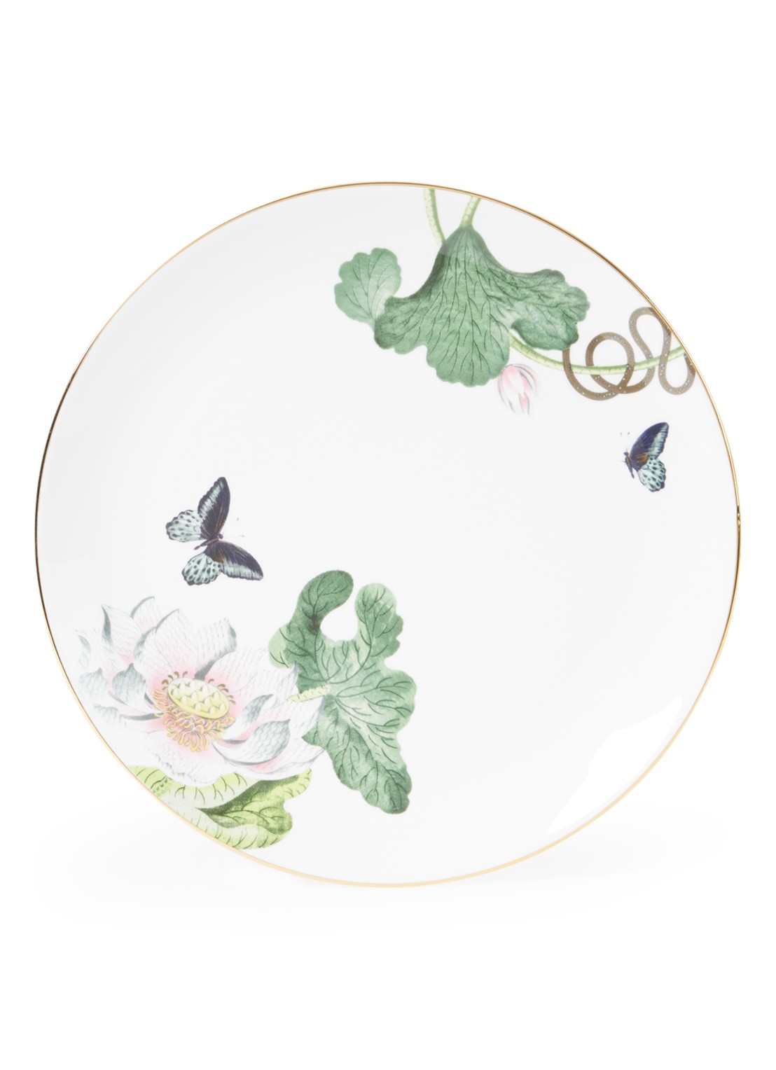 Wedgwood Waterlily Plate 27cm Bxd - voorkant 3 wit