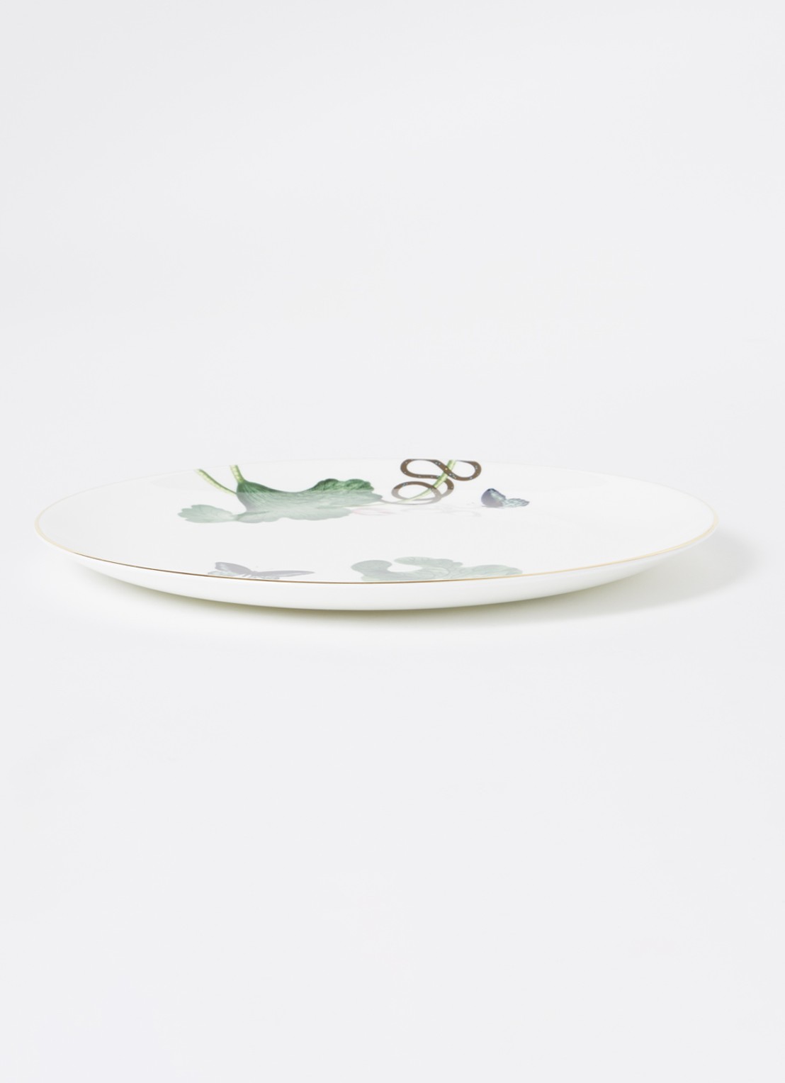 Wedgwood Waterlily Plate 27cm Bxd - voorkant 4 wit