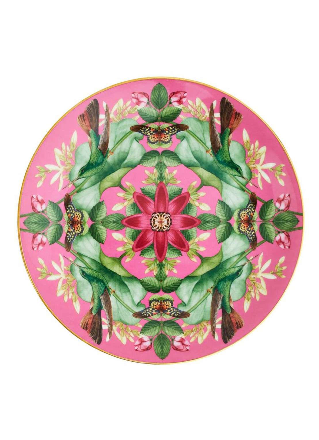 Wedgwood Wonderlust Lotus ontbijtbord 20 cm - detail 4 oudroze