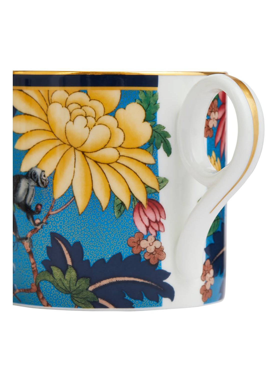 Wedgwood Wonderlust Sapphire Garden L mok 35 cl - achterkant 4 multicolor