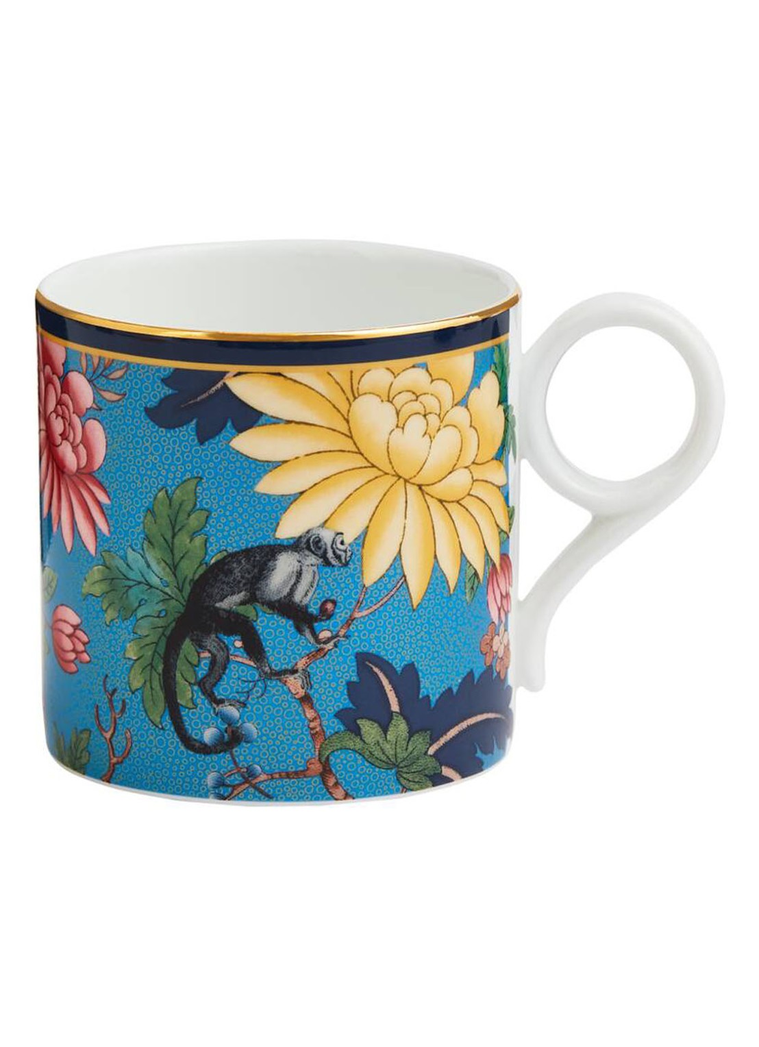 Wedgwood Wonderlust Sapphire Garden L mok 35 cl - voorkant 2 multicolor