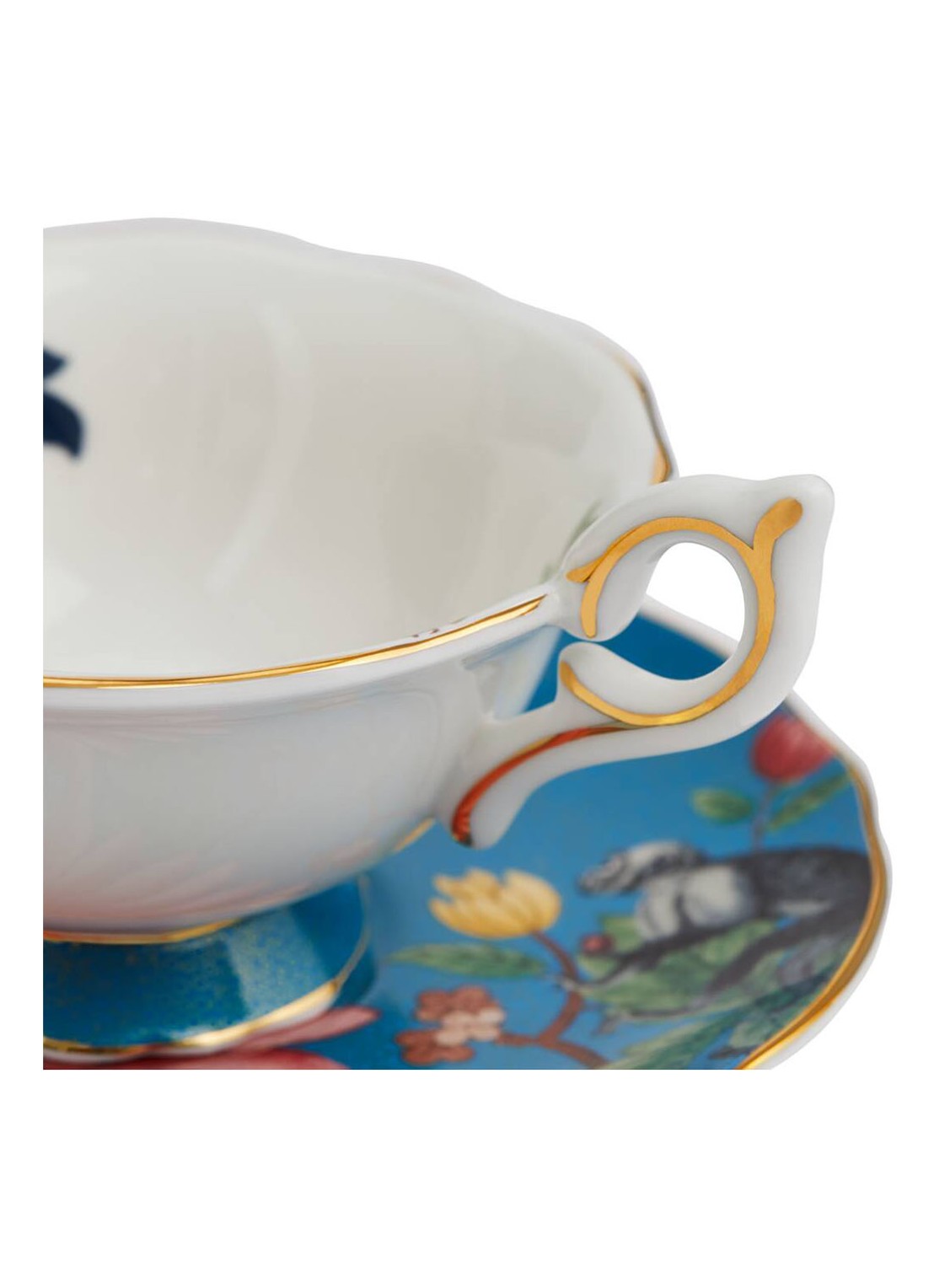 Wedgwood Wonderlust Sapphire kop en schotel 15 cl - achterkant 5 multicolor