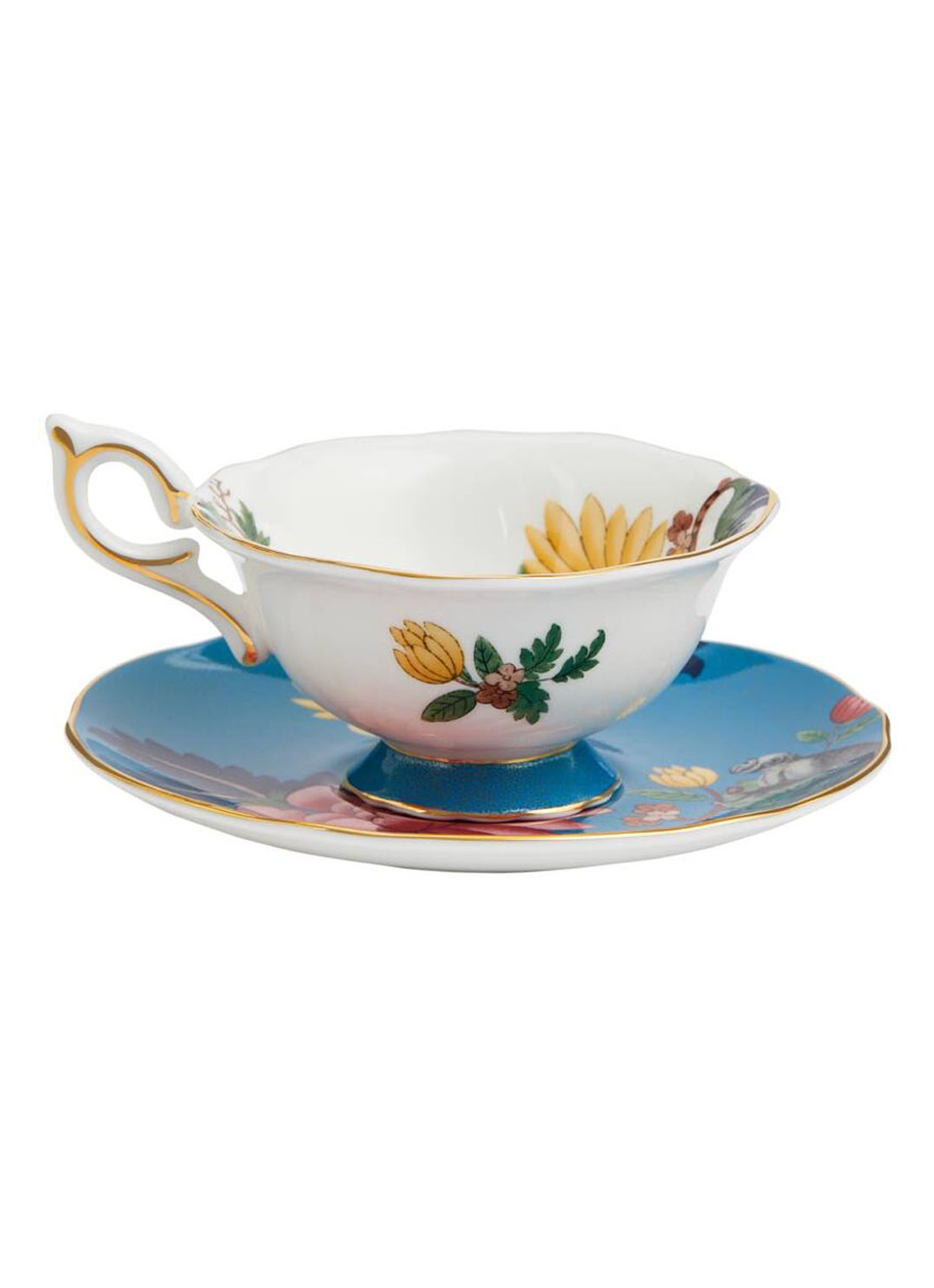 Wedgwood Wonderlust Sapphire kop en schotel 15 cl - detail 4 multicolor