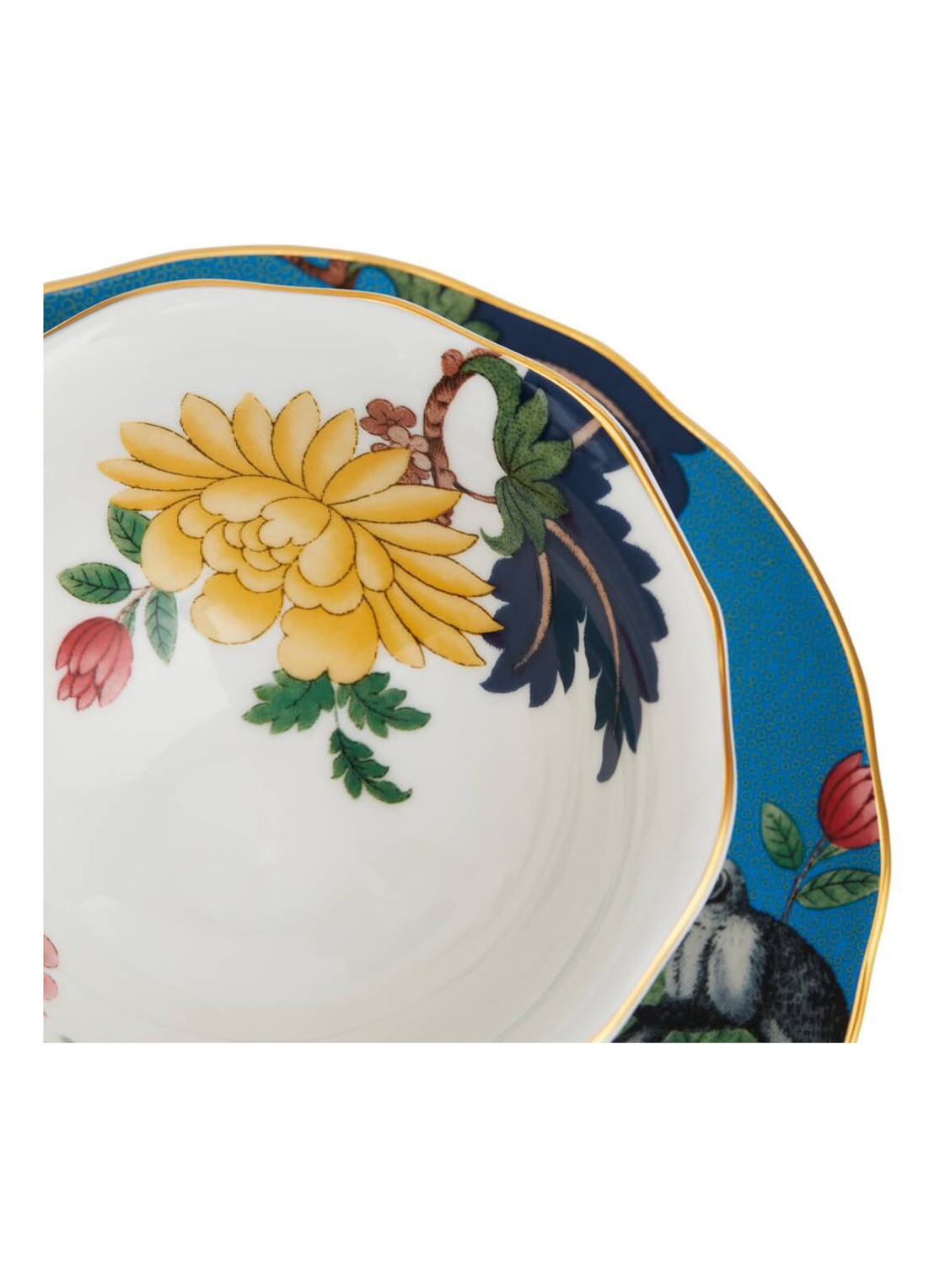 Wedgwood Wonderlust Sapphire kop en schotel 15 cl - voorkant 2 multicolor
