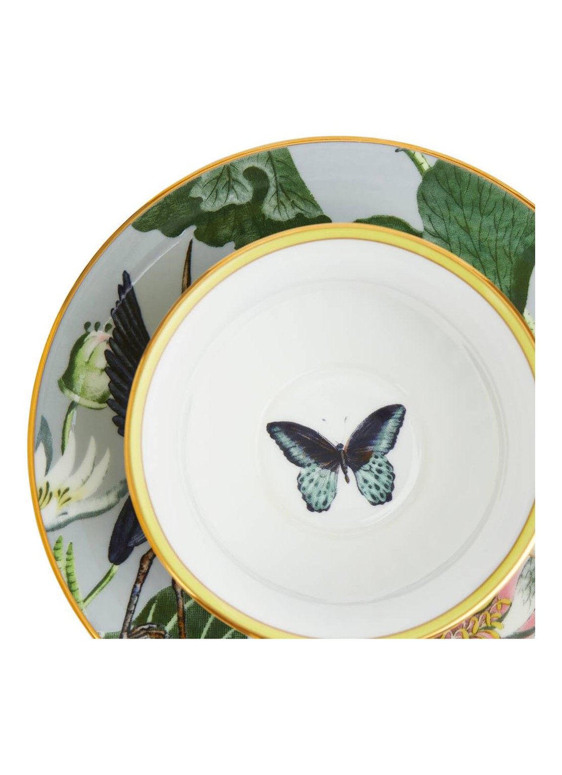 Wedgwood Wonderlust Waterlily kop en schotel 10 cl - voorkant 5 multicolor