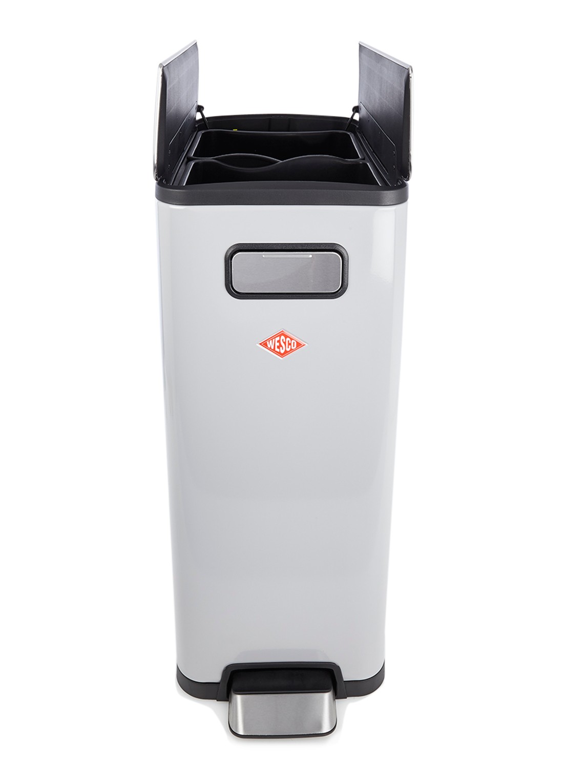 Wesco Big Double Master pedaalemmer 2 x 20 liter - detail grijs