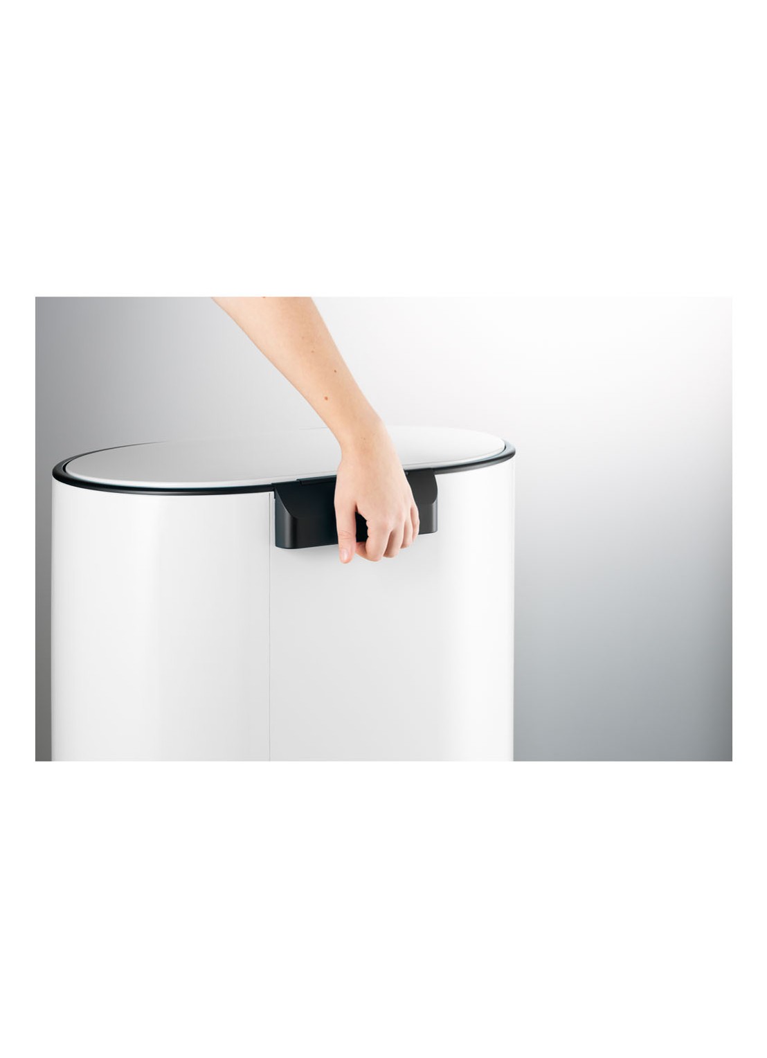 Wesco Multi Collector 2 prullenbak 2 x 25 liter - detail 3 wit