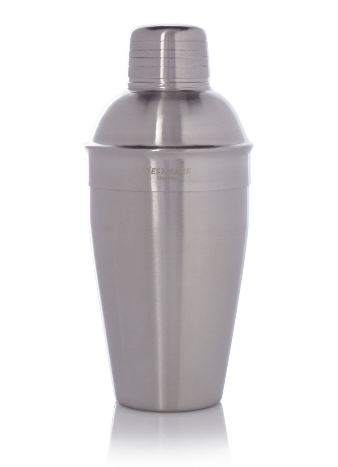 Westmark 3-delige cocktailshaker 0,5 liter - voorkant 5 zilver