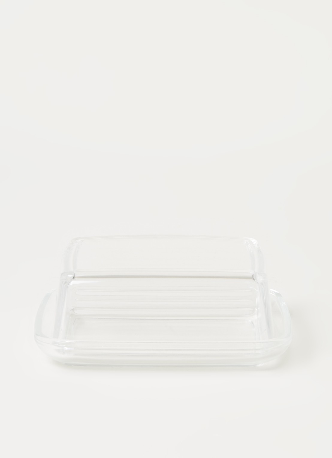 Westmark Botervloot van glas 14,5 cm - voorkant 2 transparant