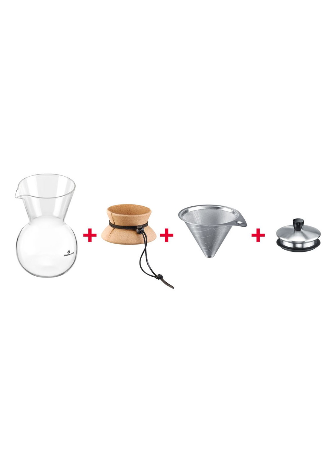 Westmark Brasilia koffiemaker 0,5 liter - detail 2 transparant