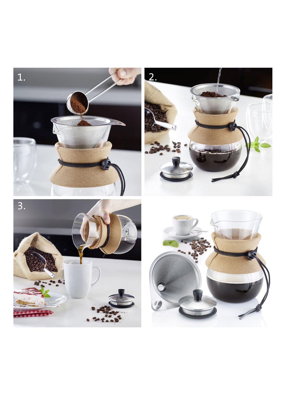 Westmark Brasilia koffiemaker 0,5 liter - detail 3 transparant