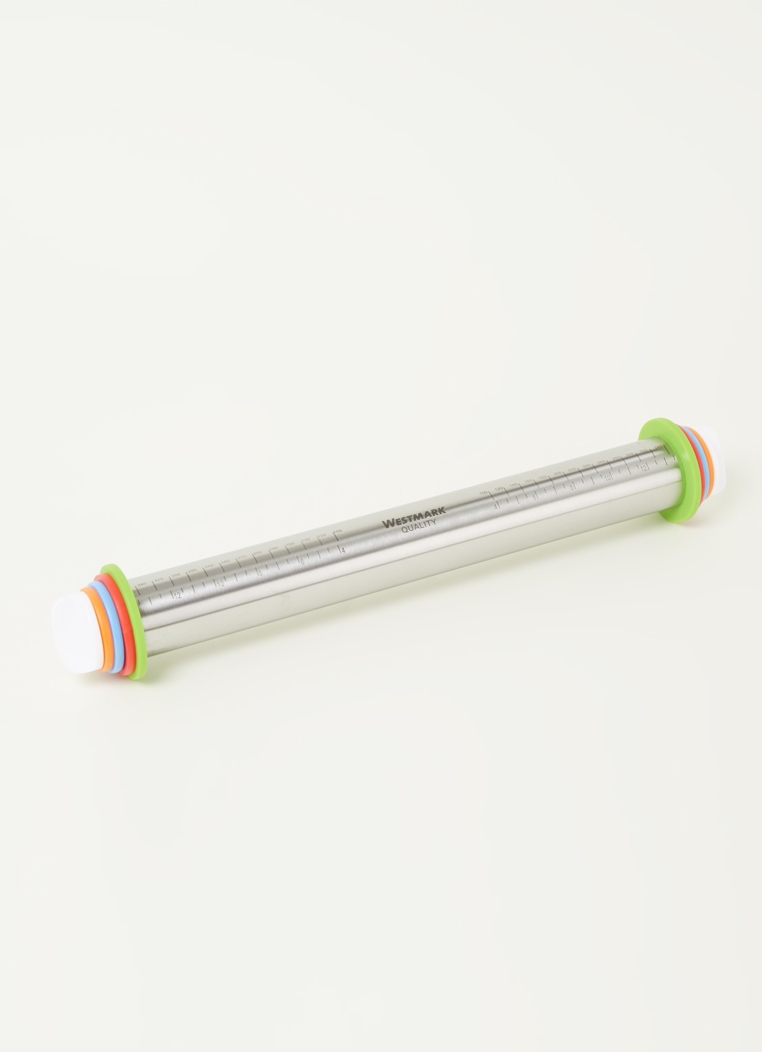 Westmark Verstelbare deegroller 43,5 cm  - voorkant 3 zilver