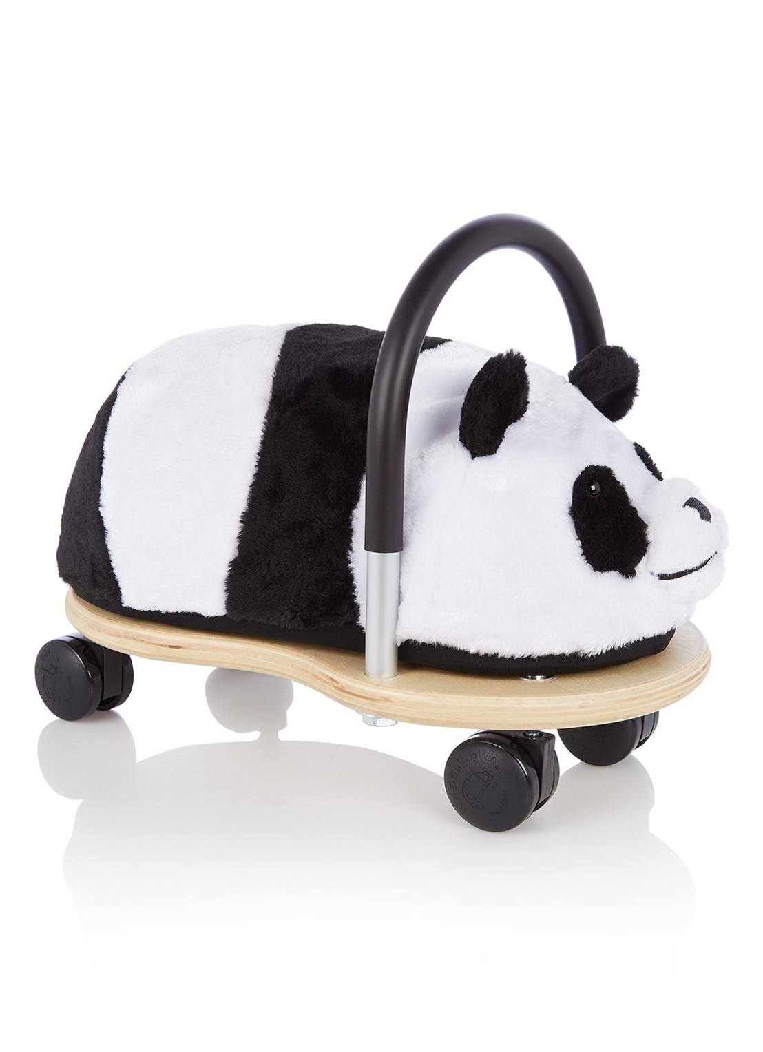 Wheelybug Panda loopwagen small - voorkant zwart