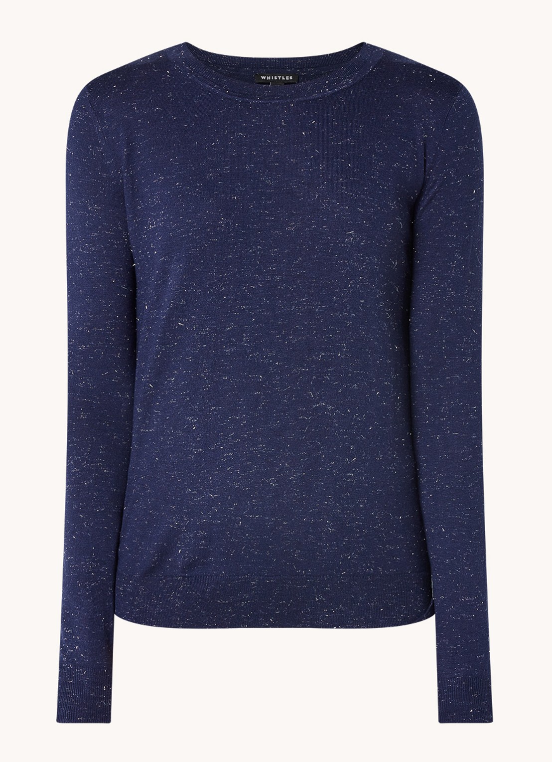Whistles AnnieSparkleCrewNeck - voorkant royalblauw