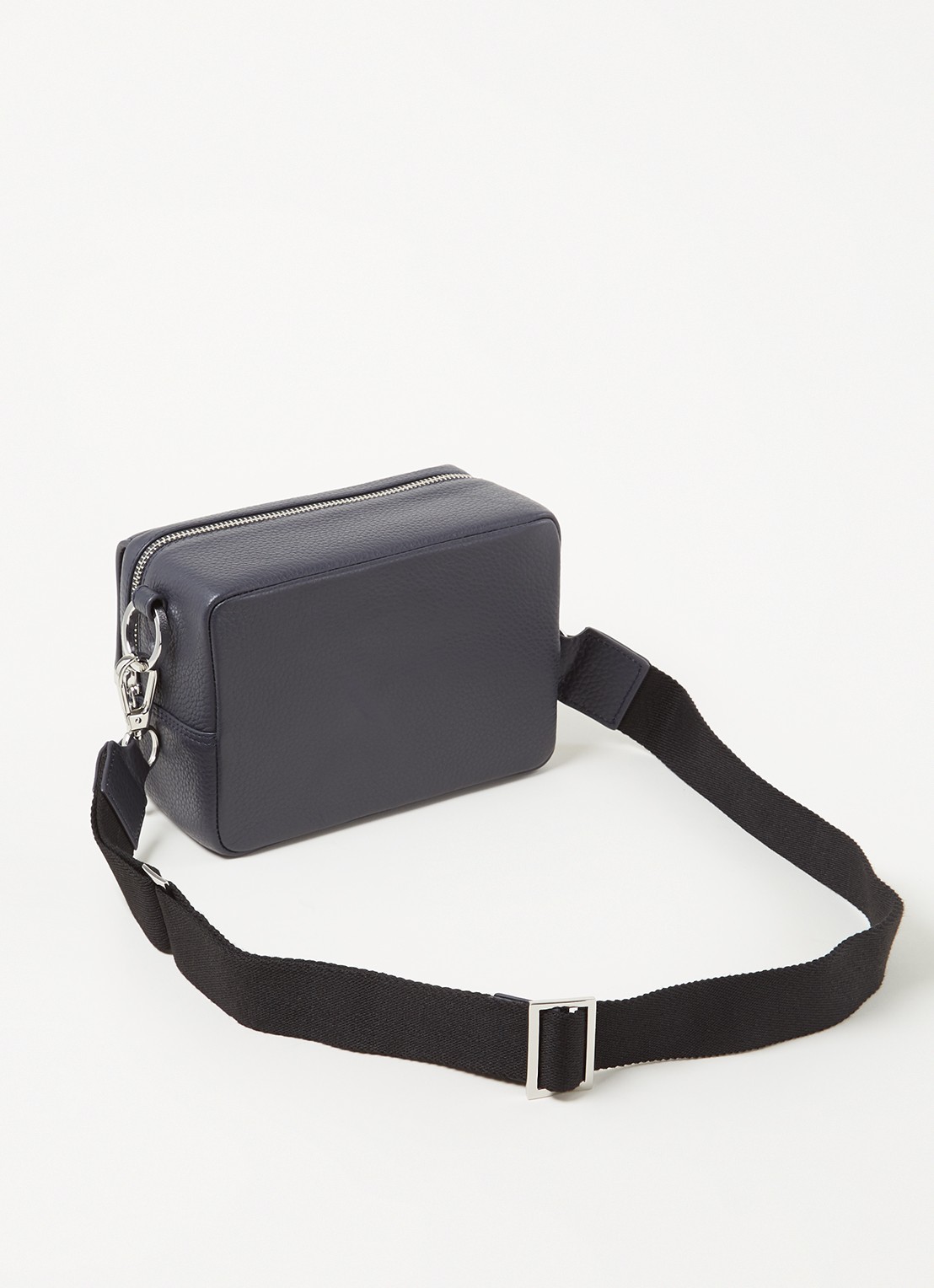 Whistles Bibi crossbodytas van leer - achterkant 2 royalblauw