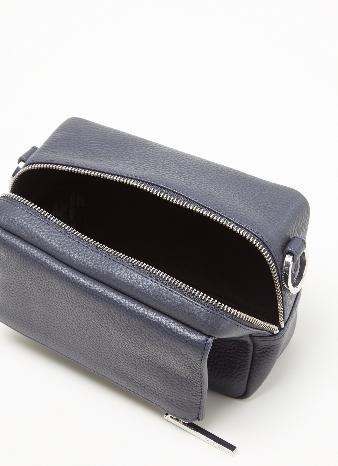 Whistles Bibi crossbodytas van leer - detail 3 royalblauw