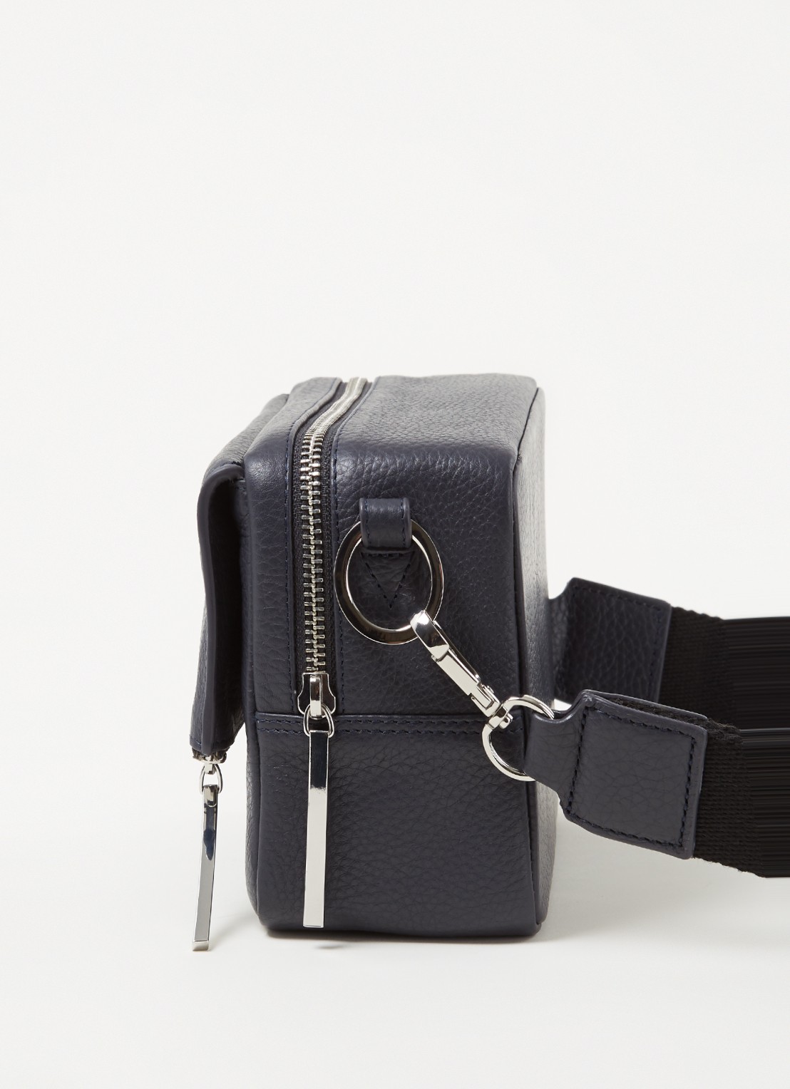 Whistles Bibi crossbodytas van leer - detail 4 royalblauw