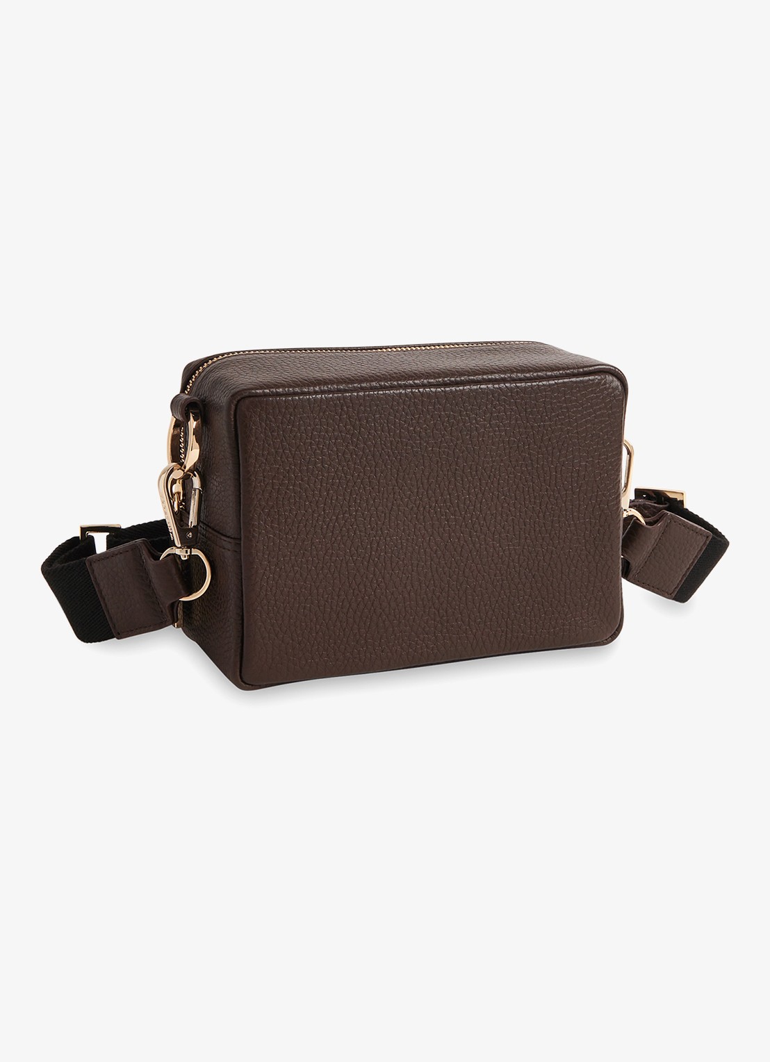 Whistles Bibi crossbodytas van leer  - voorkant 2 bruin